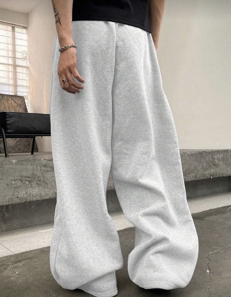 Japanese Brand Baggy Sweatpants - Retro Style Sportswear Fit Size US 33 - 1 Thumbnail