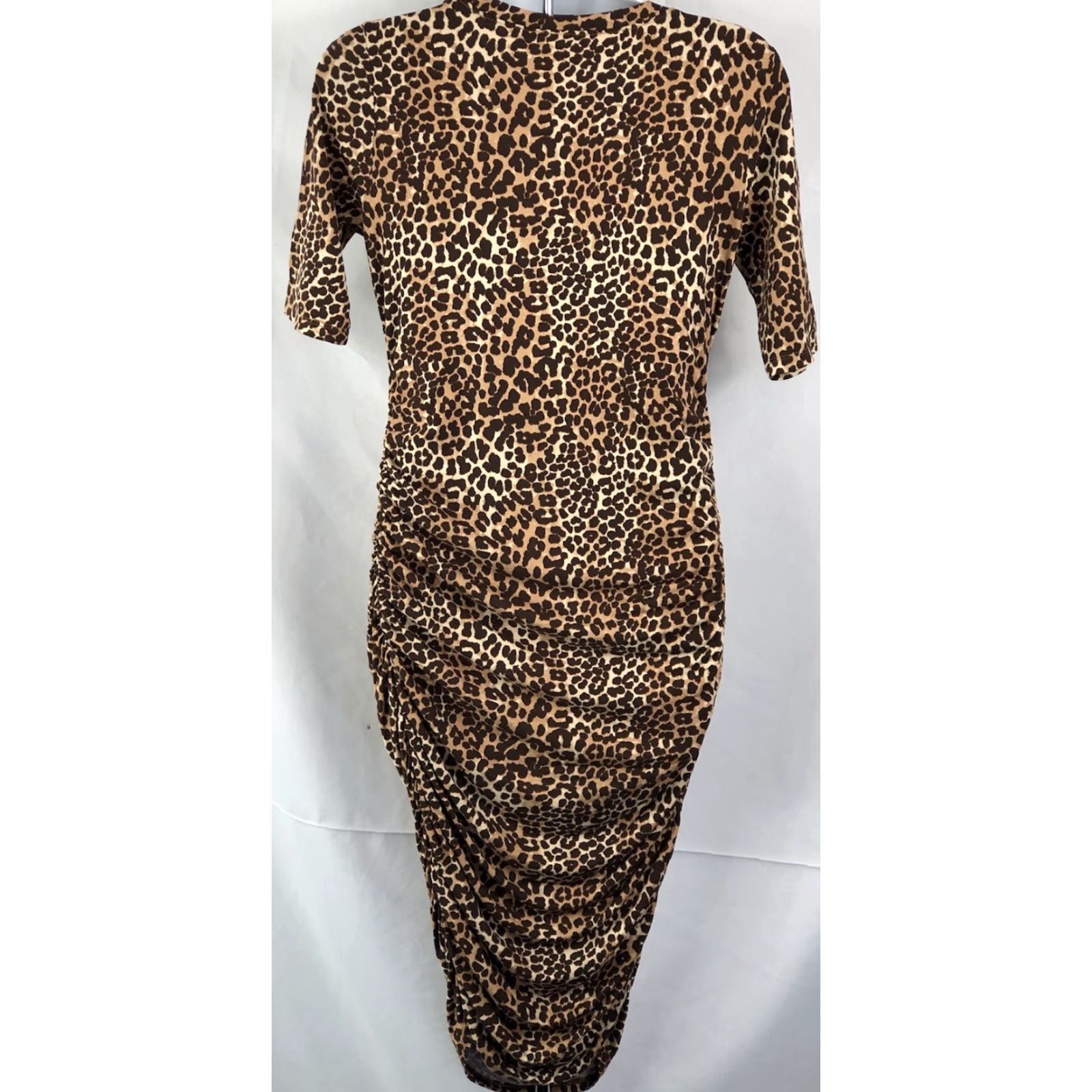 dissh brown maxi dress MONICA BITTER CHOC SATIN MIDI DRESS main image 0