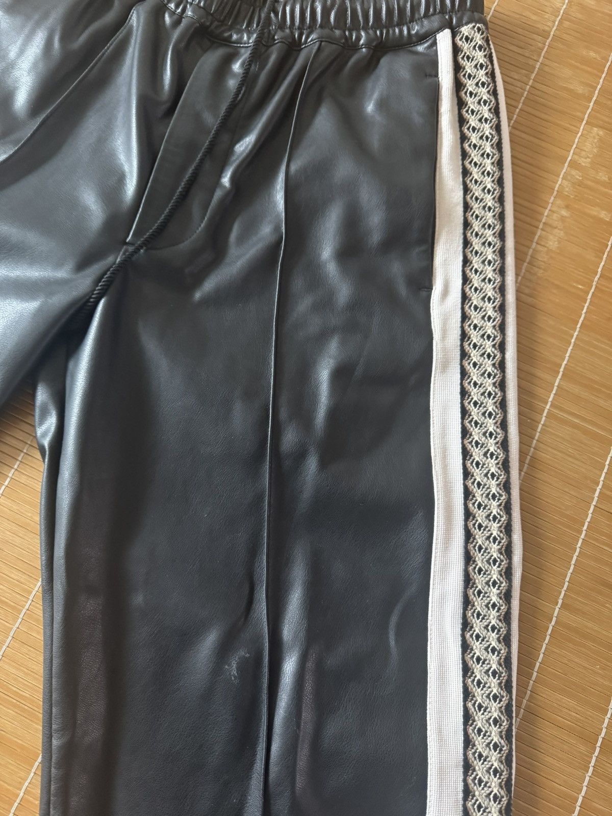 Sasquatchfabrix Black faux leather pants Size US 29 - 4 Thumbnail