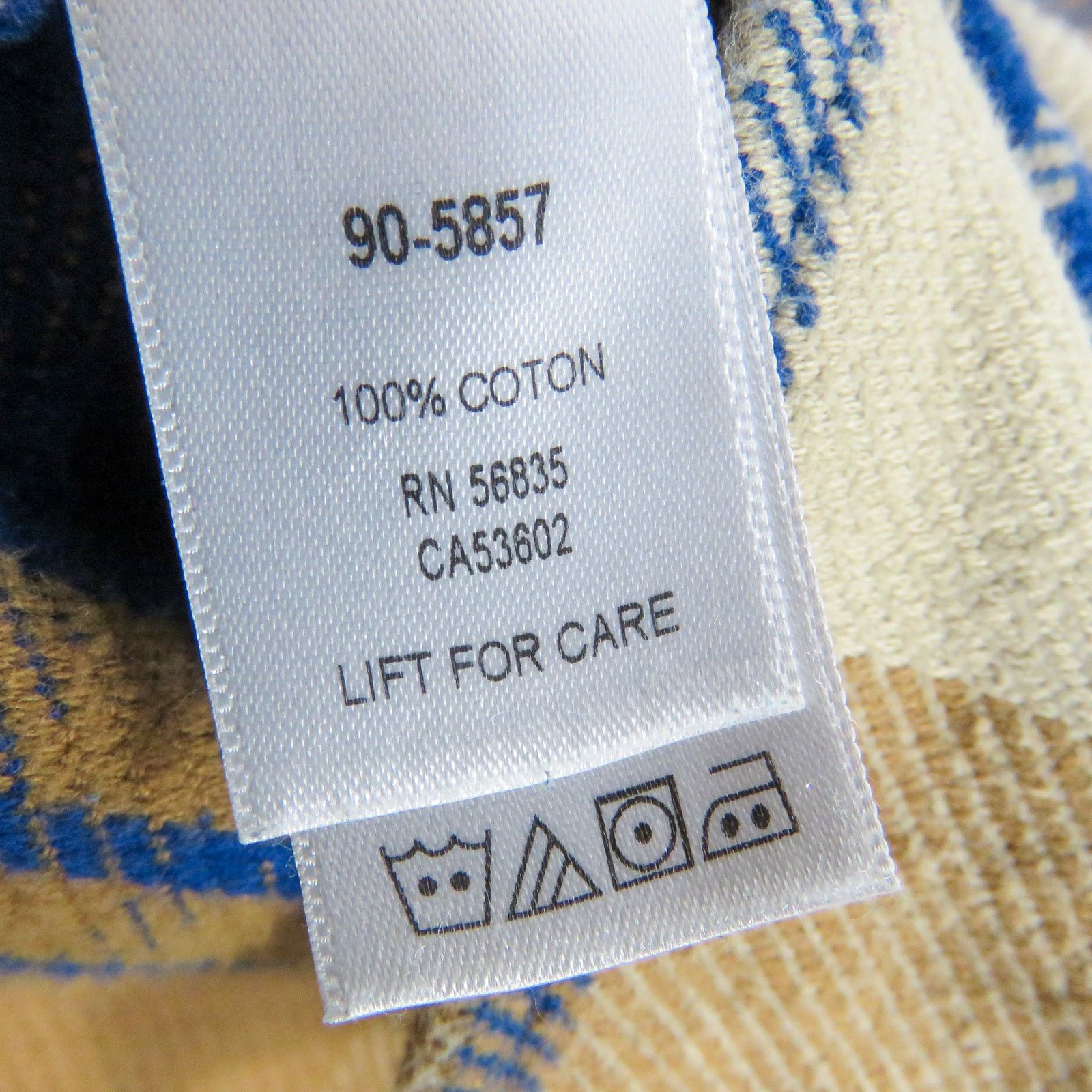Cabelas Cabela's Yellow & Blue Flannel Button Down Shirt Medium Size US M / EU 48-50 / 2 - 4 Thumbnail