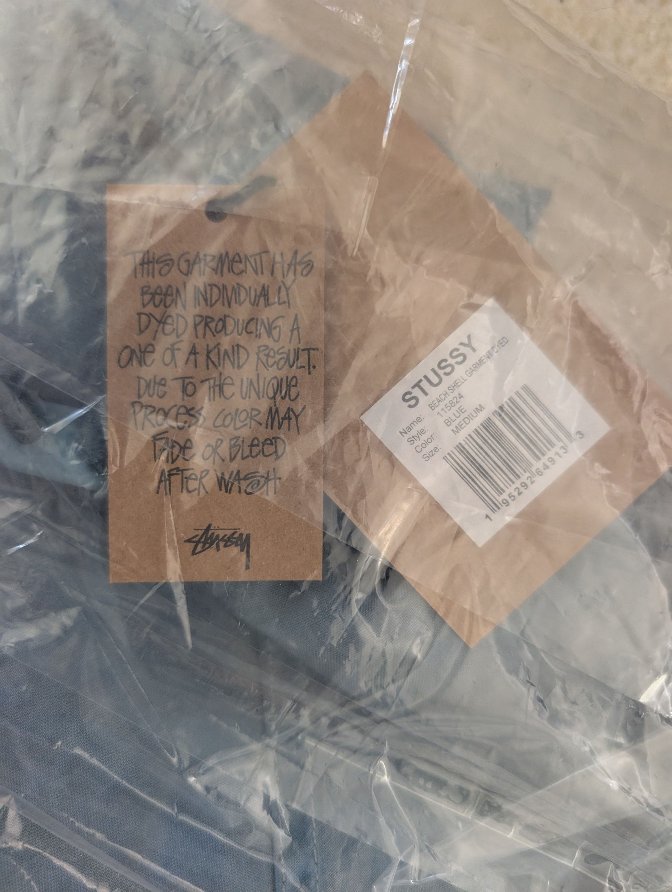 Stussy Stussy Beach Garment Dyed Shell - Blue Size US M / EU 48-50 / 2 - 5 Thumbnail