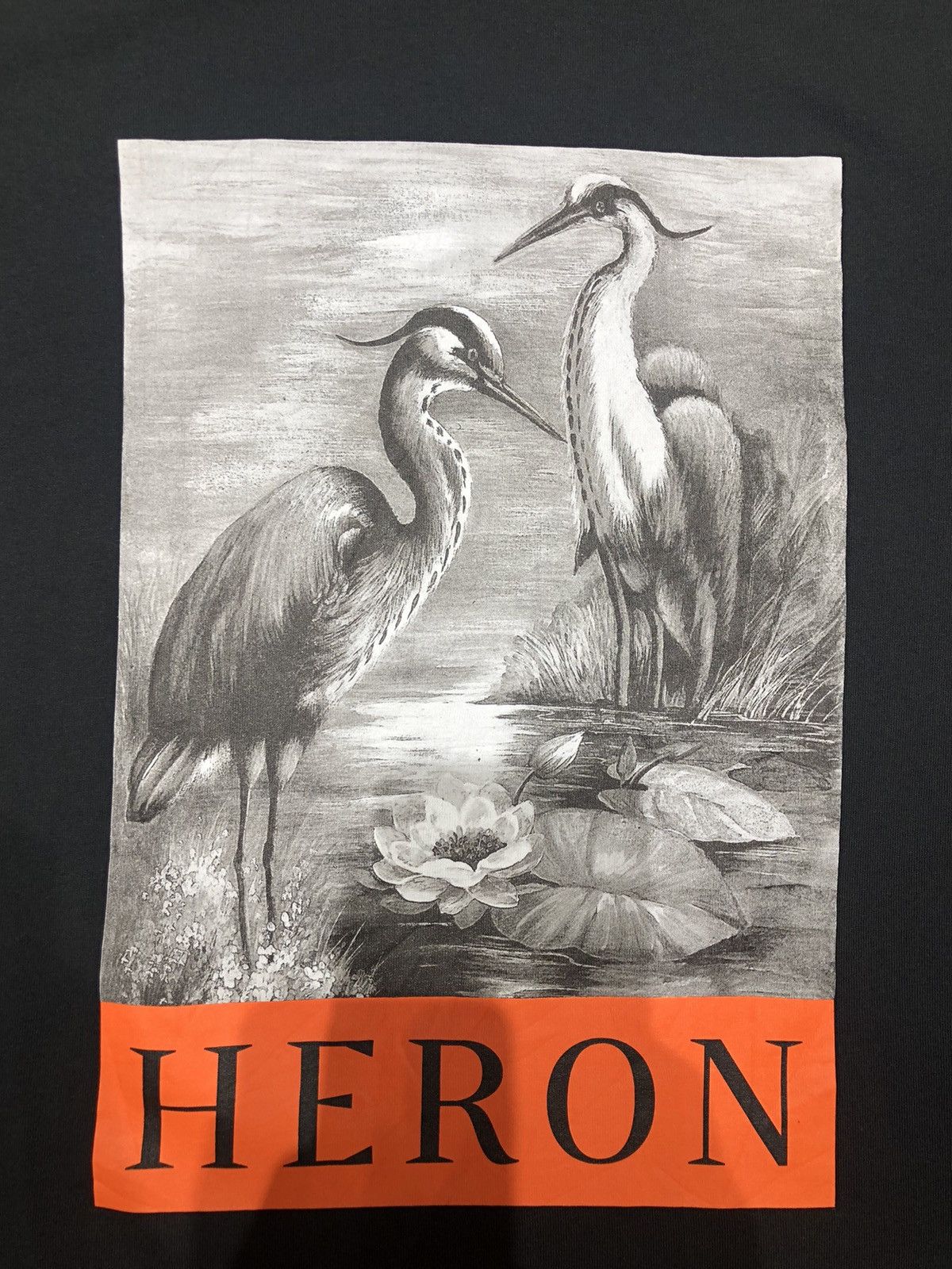 Heron Preston Heron Preston Heron BW Oversized T-Shirt Size US M / EU 48-50 / 2 - 2 Thumbnail