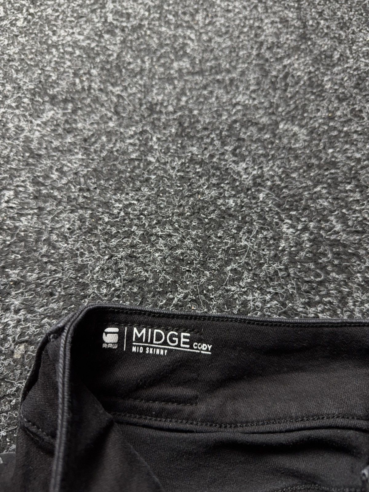 G-Star Y2K 00s vntg G-Star RAW Midge Cody Mid Skinny Black Jeans Size 28" / US 6 / IT 42 - 10 Thumbnail