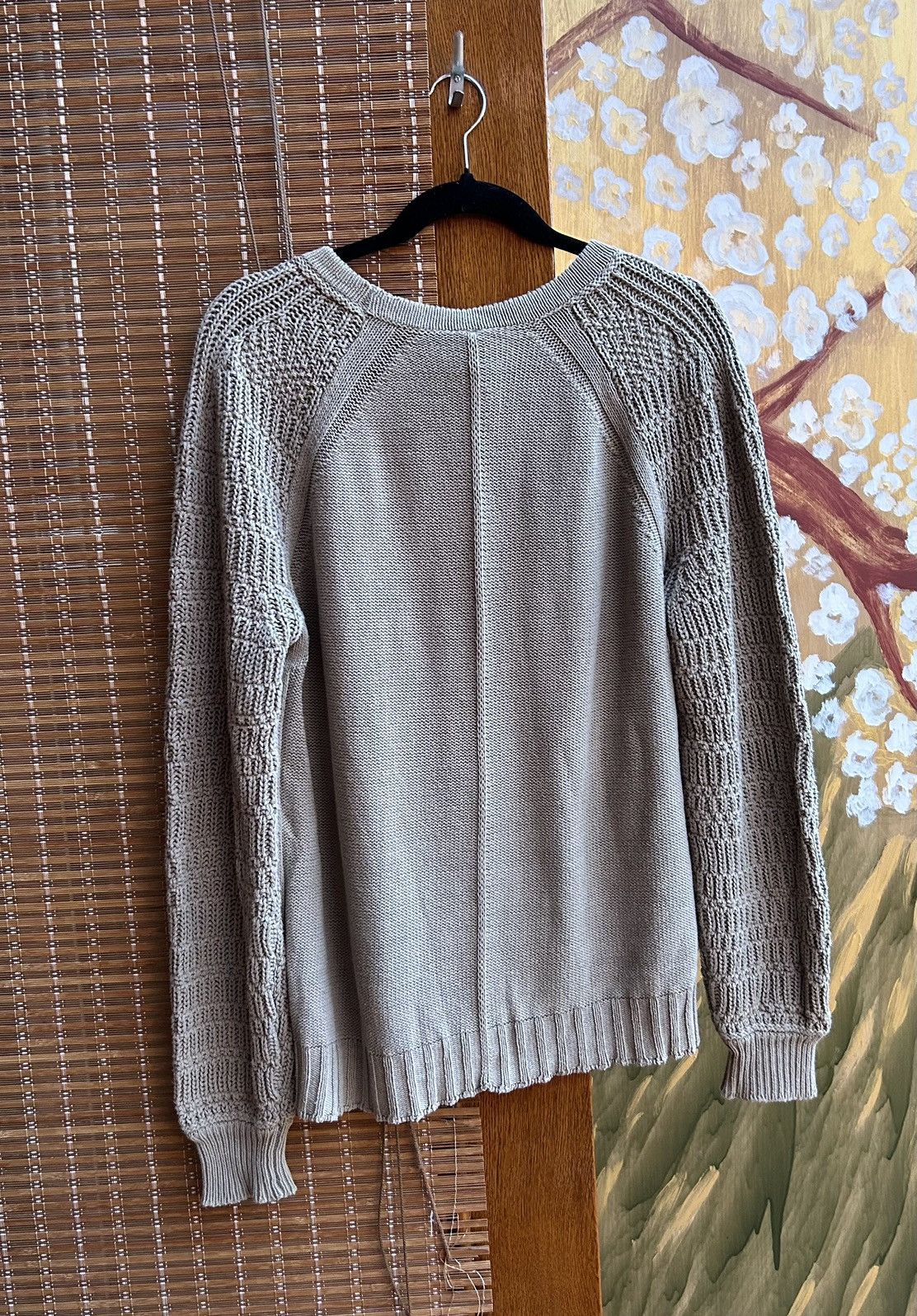 Silent By Damir Doma Silent Damir Doma Knit Sweater Linen Cotton Blend Beige Size US M / EU 48-50 / 2 - 2 Thumbnail