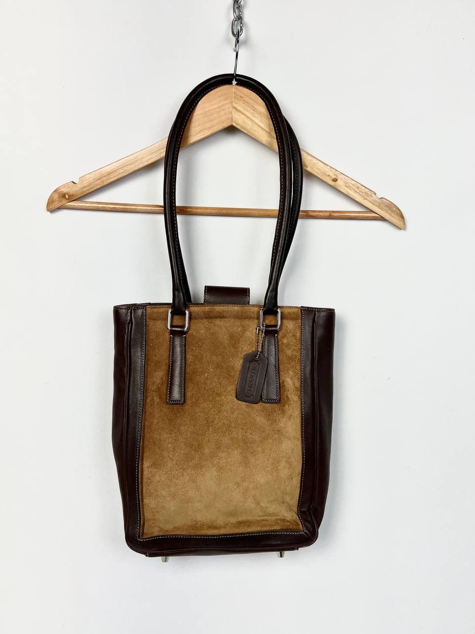 Coach Vintage Legacy Suede Bonnie’s Coach Tote Bag Y2K Size ONE SIZE - 1 Thumbnail