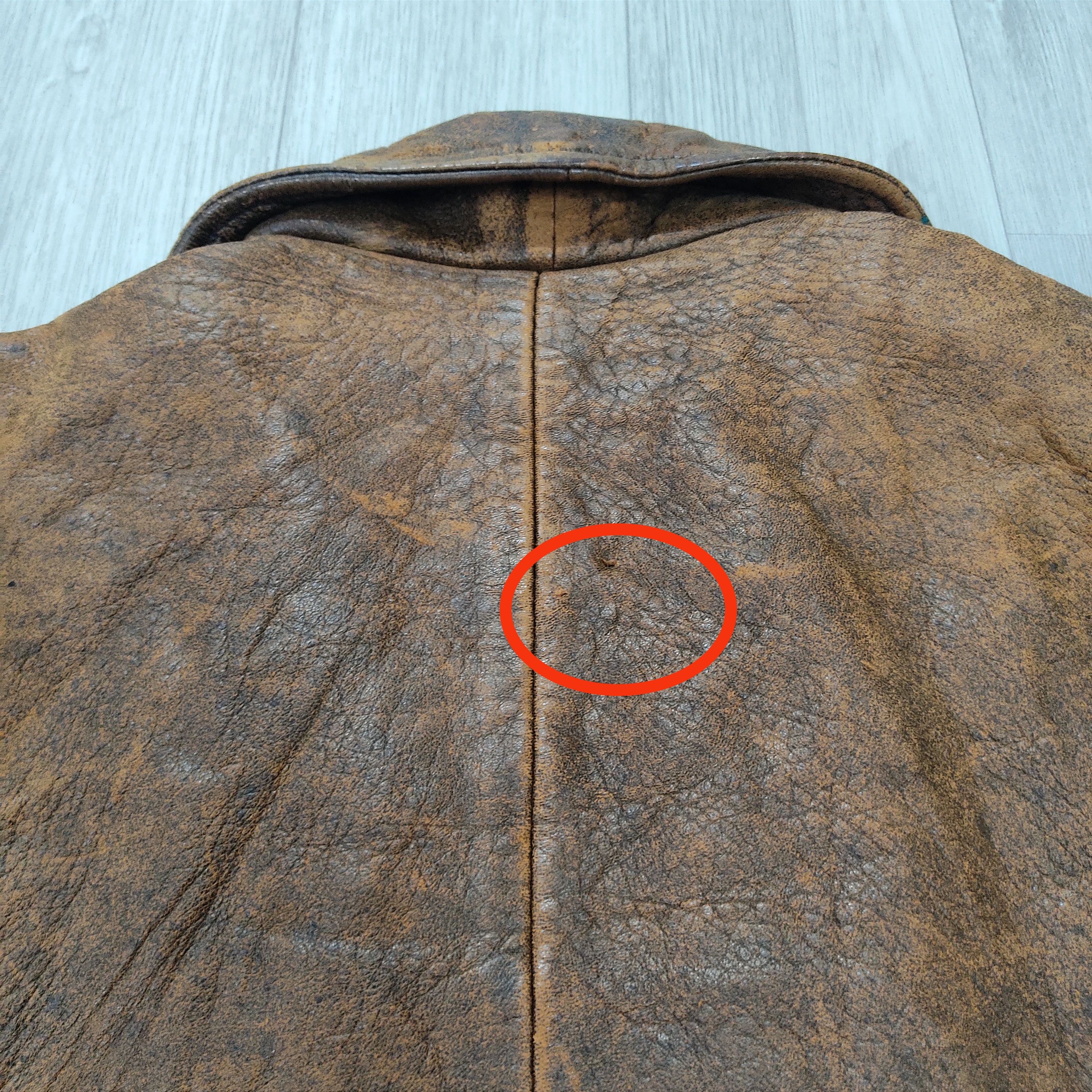 Genuine Leather G1 LOLDANTHONY Newspapers Lined Sheepskin Leather Jacket Size US L / EU 52-54 / 3 - 19 Thumbnail