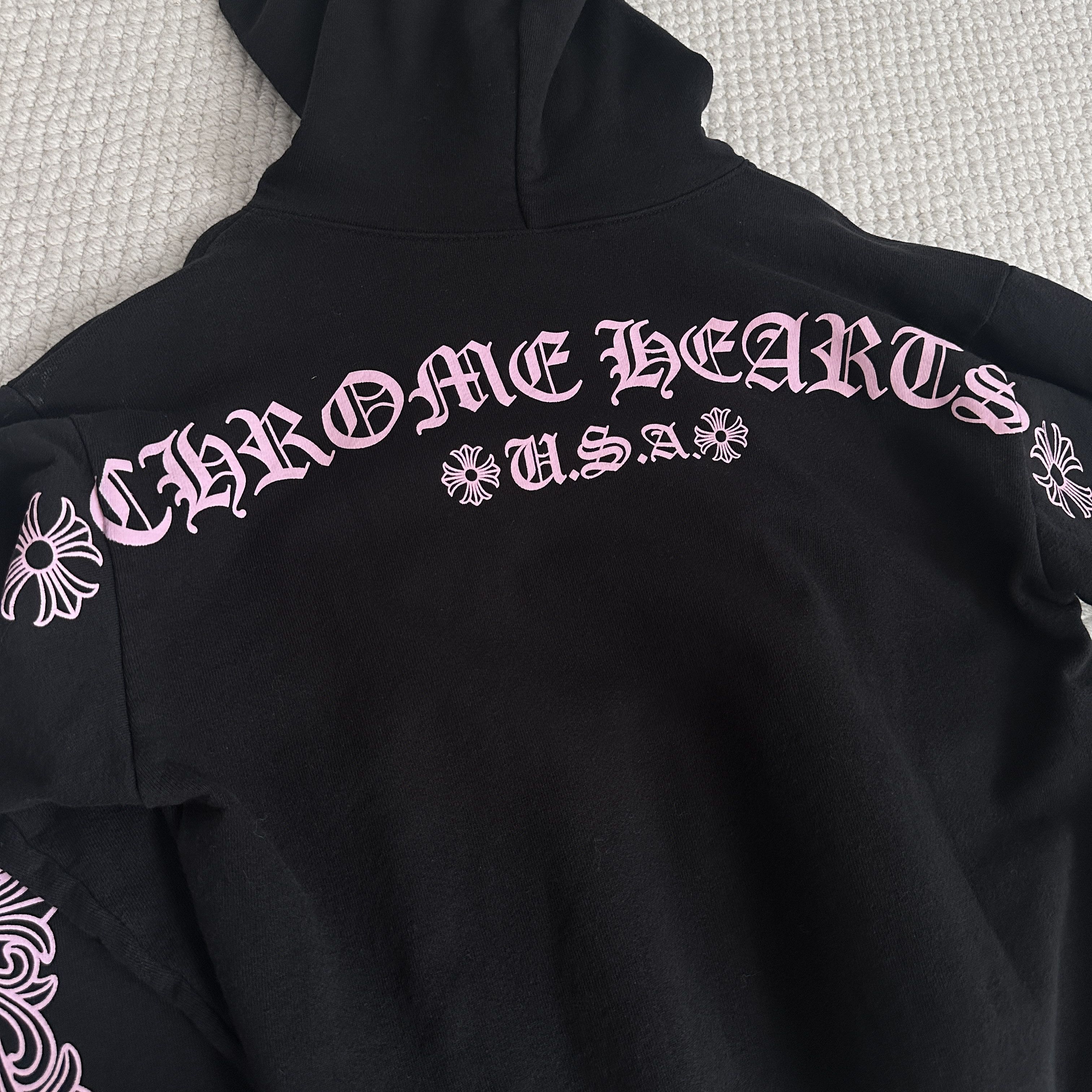 Chrome Hearts Chrome Hearts Floral Hoodie Size US L / EU 52-54 / 3 - 9 Thumbnail