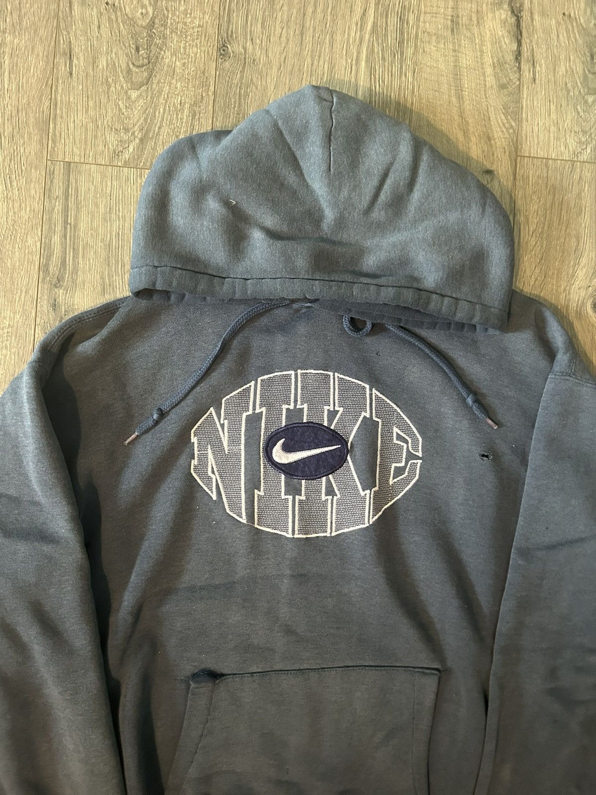 Nike × Vintage Vintage Nike Hoodie Sweatshirt Size US XL / EU 56 / 4 - 2 Thumbnail