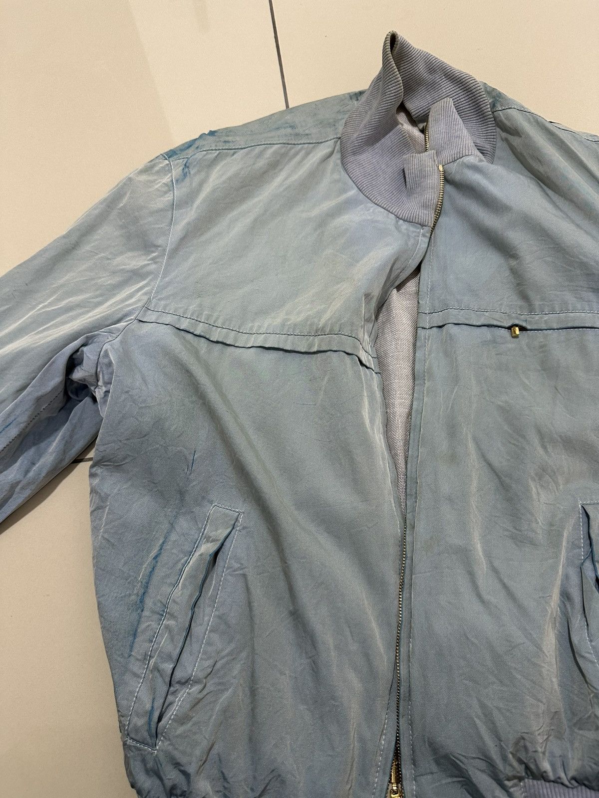 Brioni Brioni Luxury Bomber Jacket Style Reversible Design Size US L / EU 52-54 / 3 - 11 Thumbnail