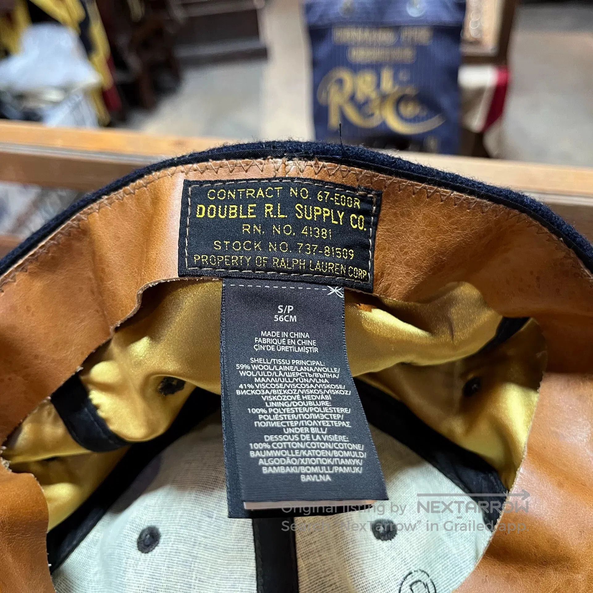RRL Ralph Lauren RRL Ralph Lauren Hat Size S. Size ONE SIZE - 5 Thumbnail