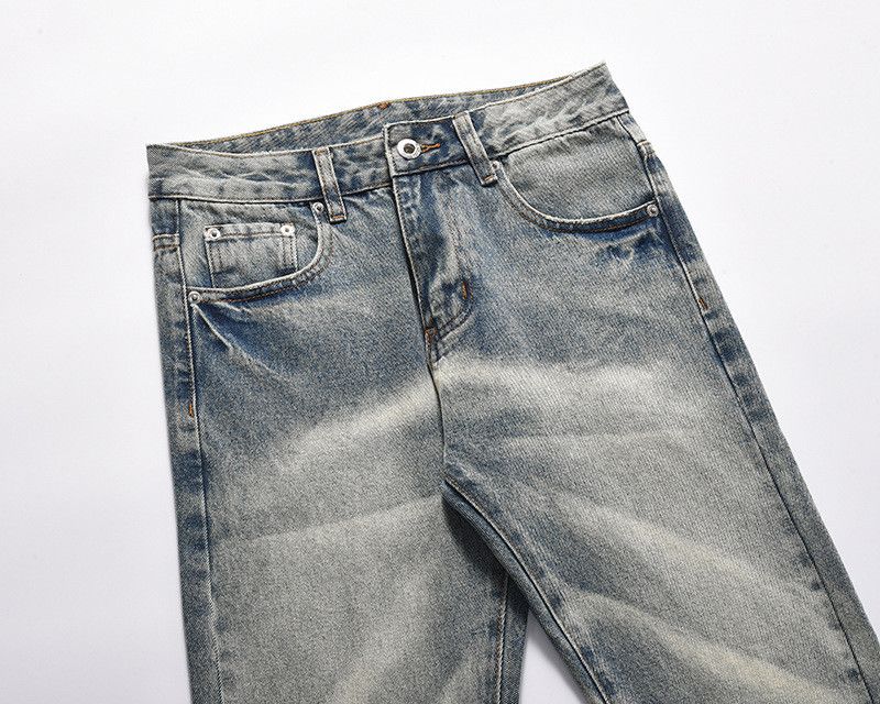 Japanese Brand American high street style washed distressed blue jeans Size US 32 / EU 48 - 3 Thumbnail