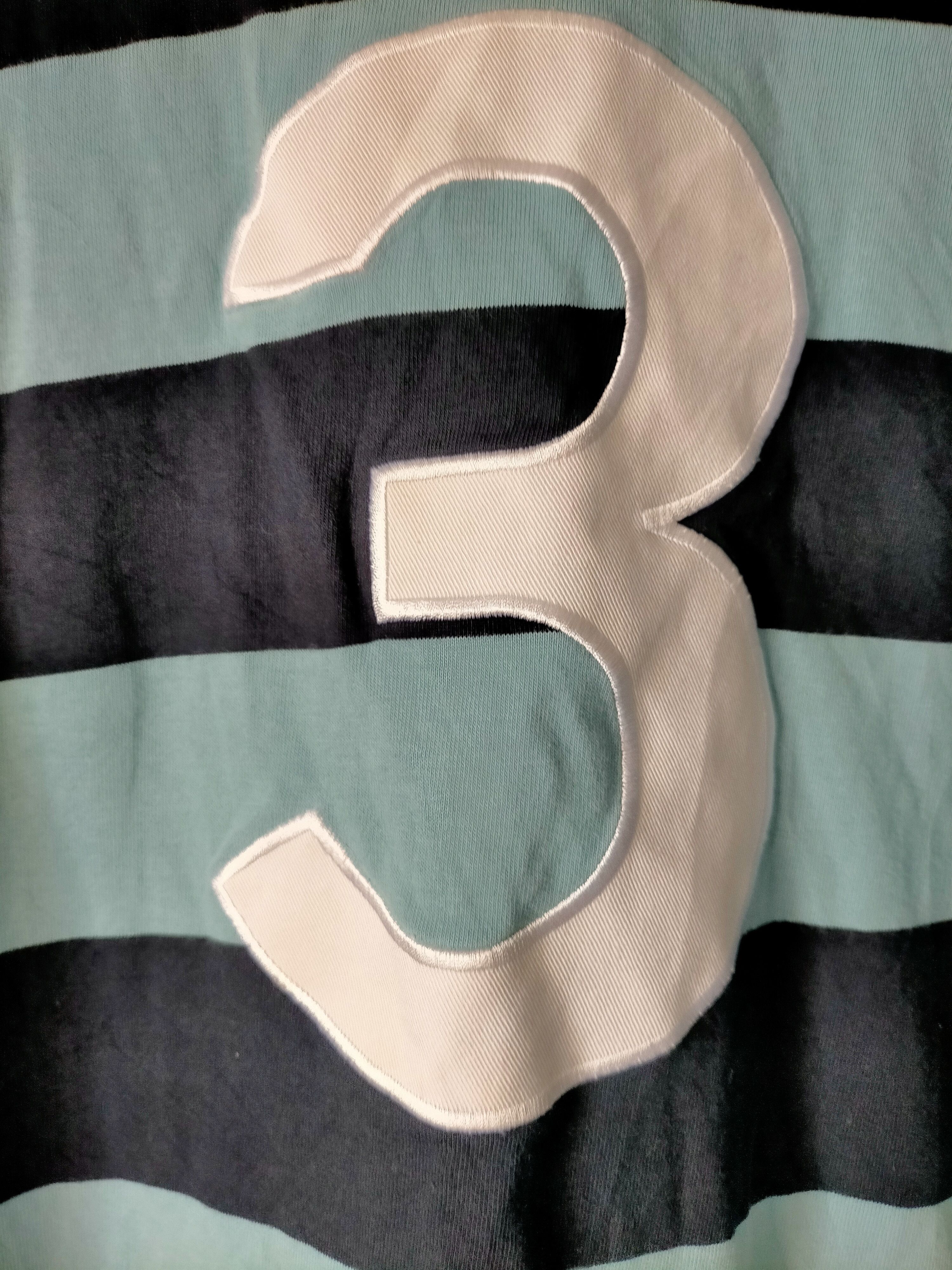 Adidas Vintage Adidas Polo Rugby Stripe Shirt Size US S / EU 44-46 / 1 - 7 Thumbnail