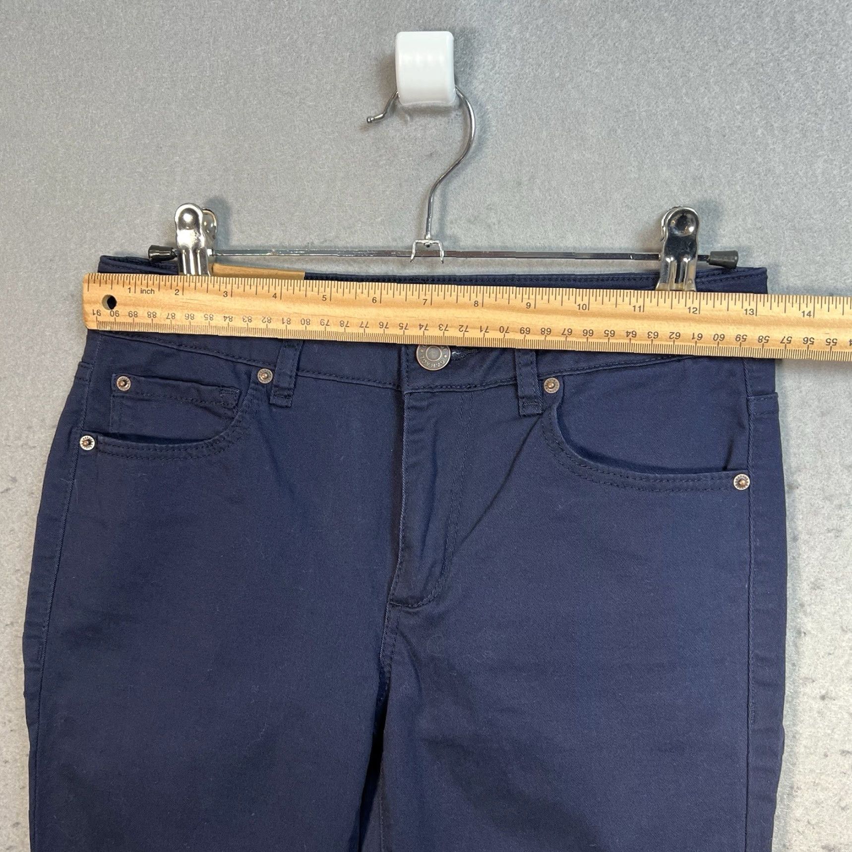 Garage VINTAGE Garage Pants Womens Size 3 Blue Stretch Skinny Jegging Size 26" / US 2 / IT 38 - 3 Thumbnail