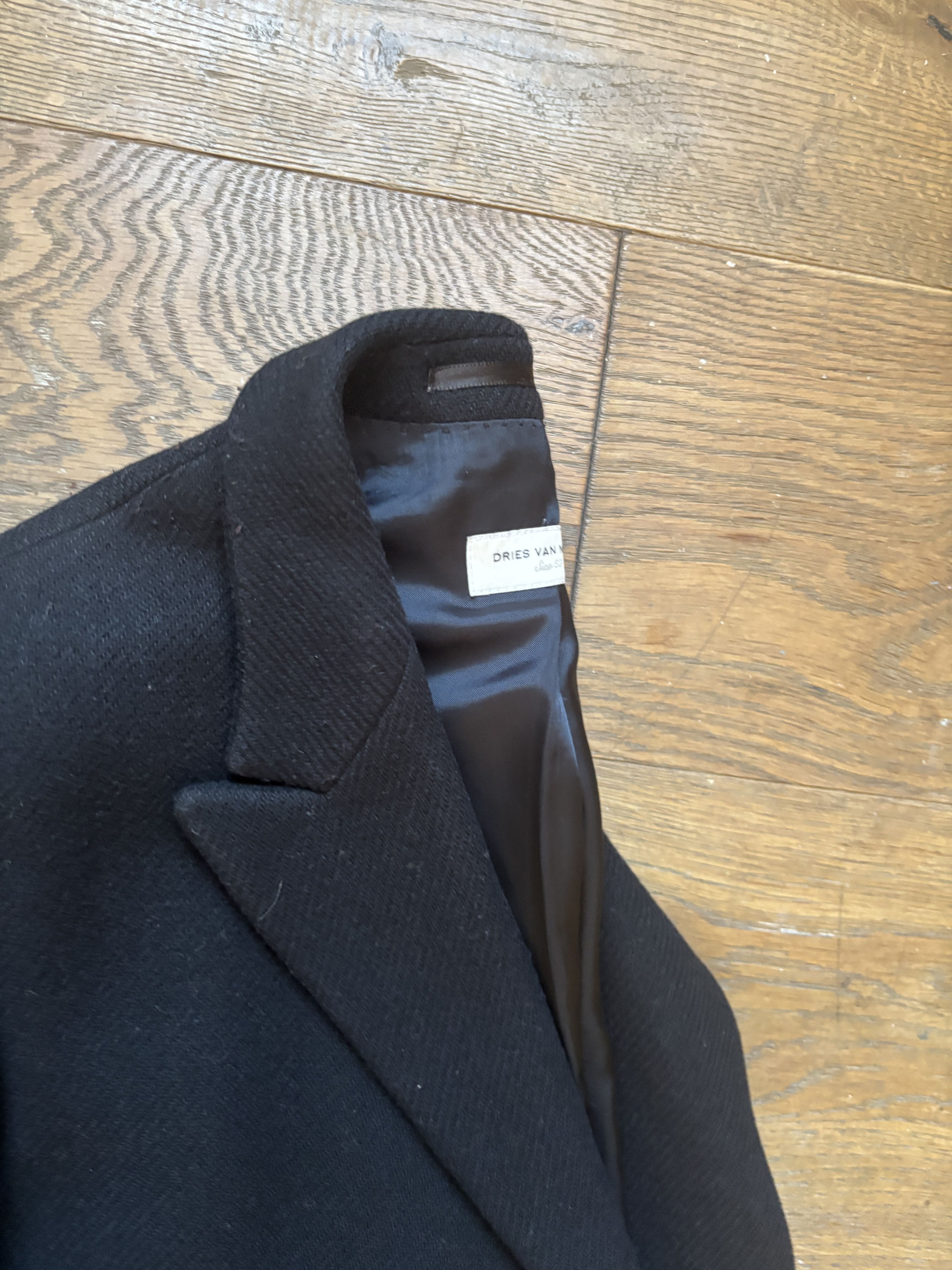 Dries Van Noten Dries Van Noten wool single breasted coat mens, size 50 Size US M / EU 48-50 / 2 - 4 Thumbnail