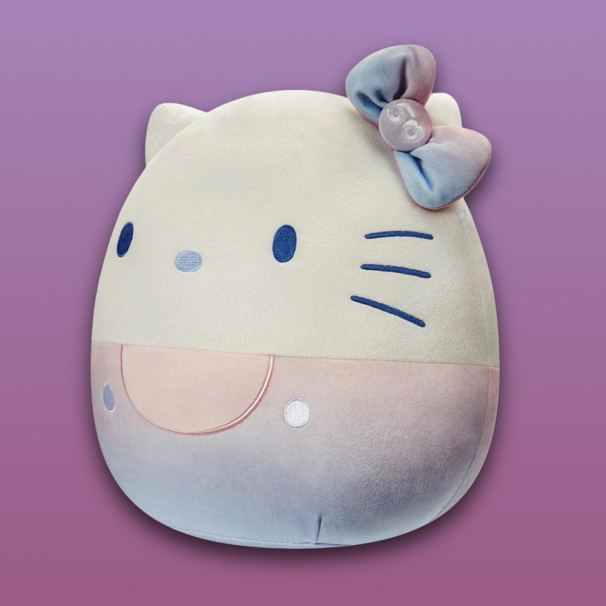 Anime Squishmallow Hello Kitty 50th anniversary sparkle gradient Size ONE SIZE - 3 Thumbnail