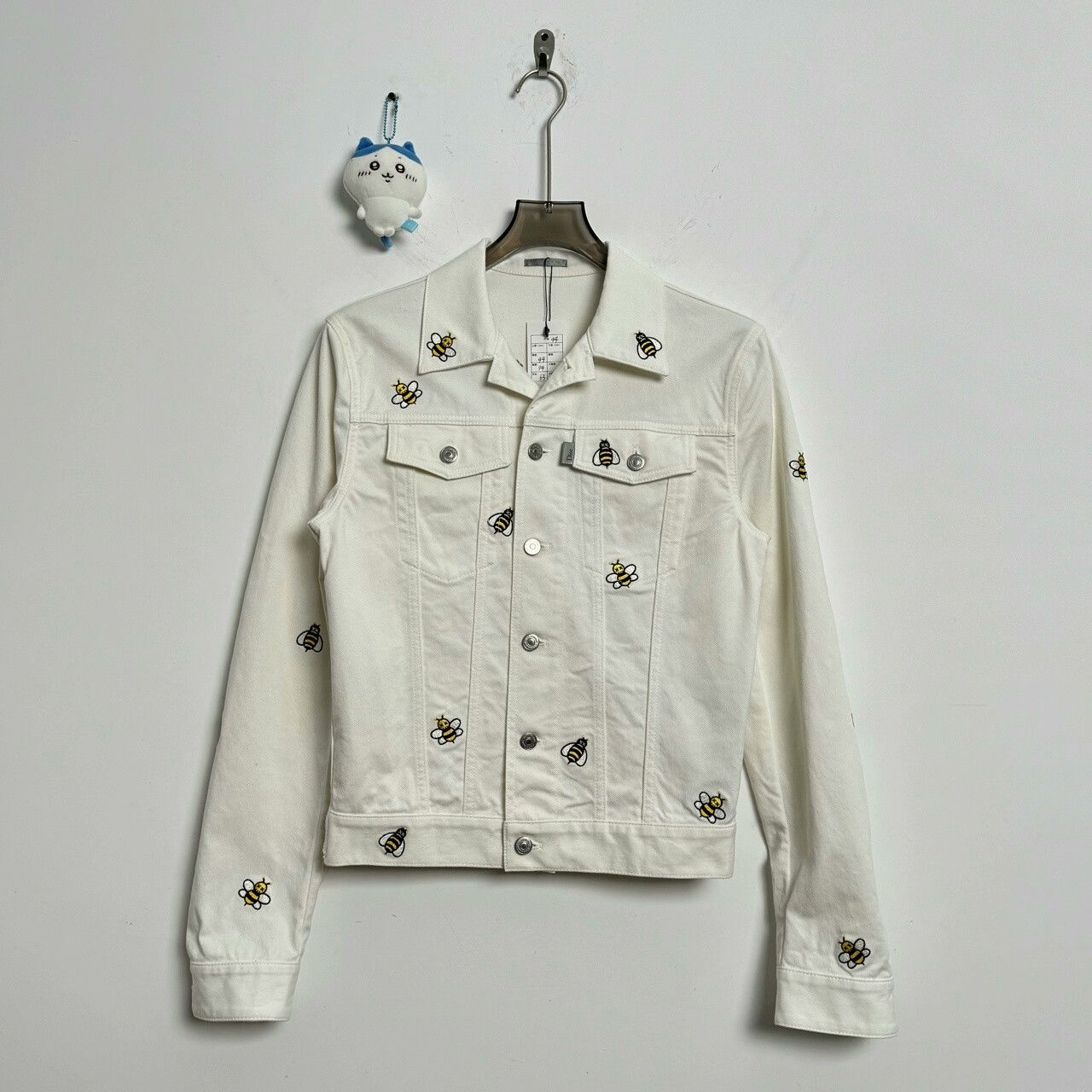 Dior Dior Bee Print Denim Jacket Size M / US 6-8 / IT 42-44 - 1 Thumbnail