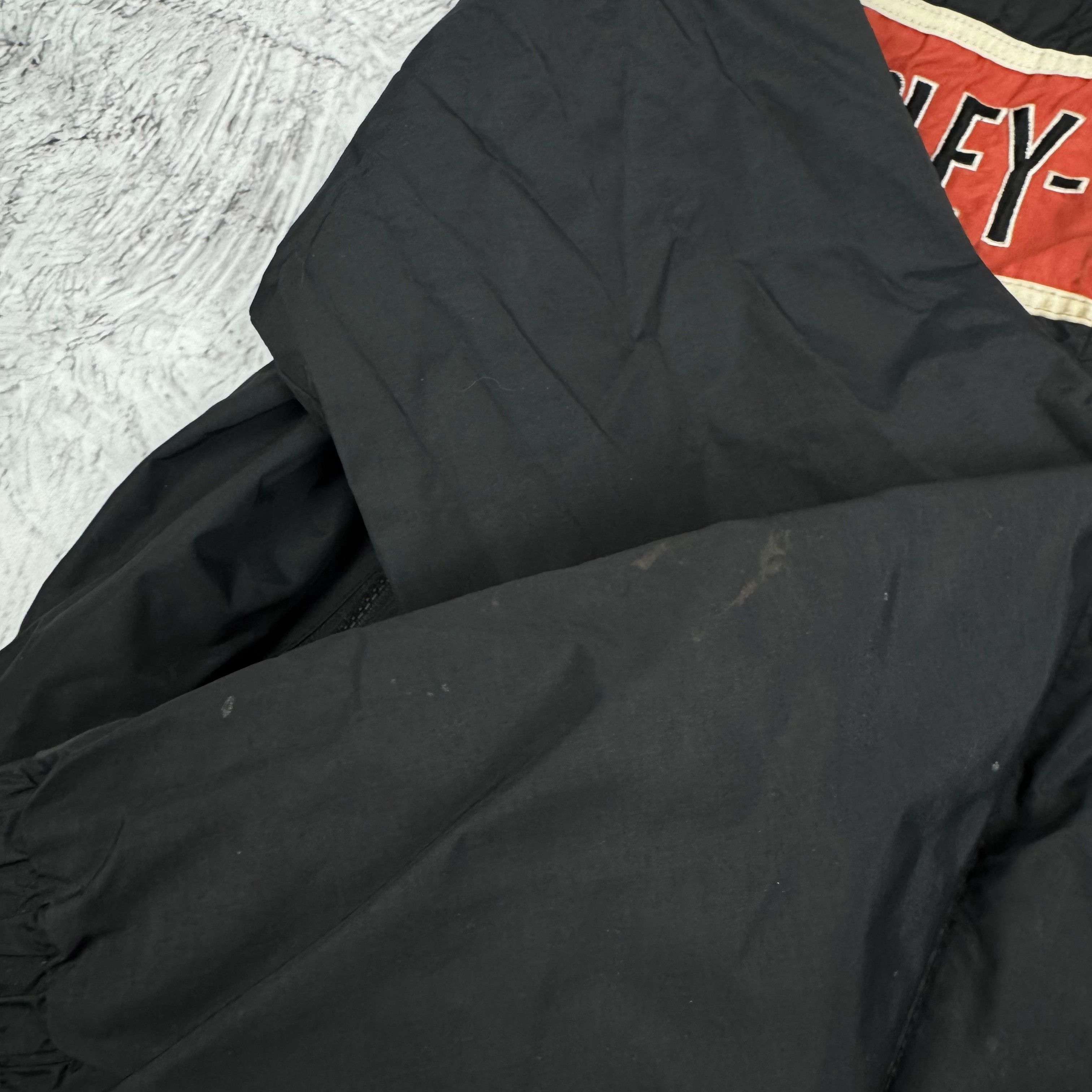 Harley Davidson Harley-Davidson Men's Black Full Zip Biker Racing Jacket Size US L / EU 52-54 / 3 - 10 Thumbnail