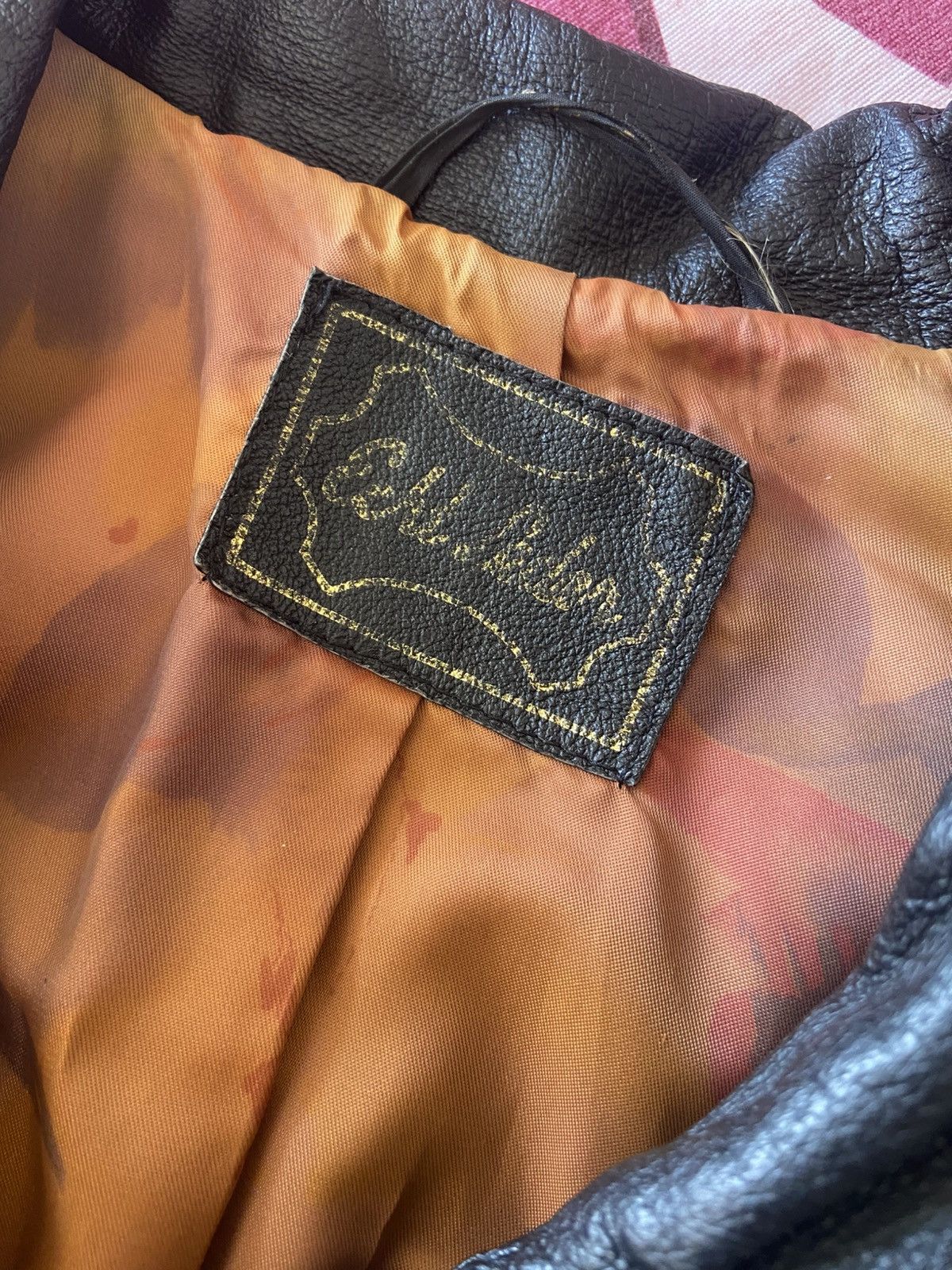 Genuine Leather Vintage real leather pilot bomber jacket Size US M / EU 48-50 / 2 - 7 Thumbnail