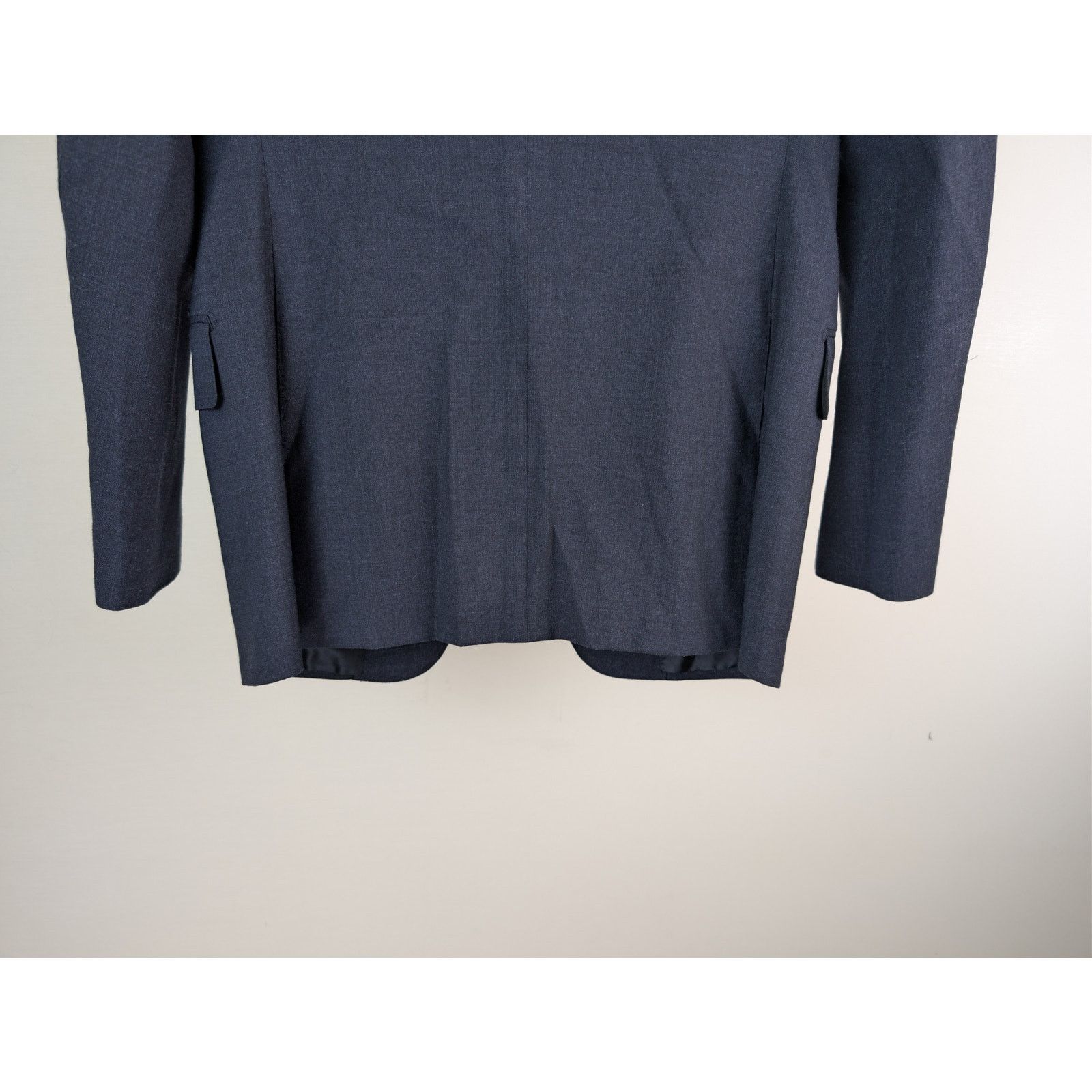 Tom Ford o1rshd1 CC20 Shelton Sharkskin Slim-Fit Wool Suit Jacket Size US M / EU 48-50 / 2 - 13 Thumbnail