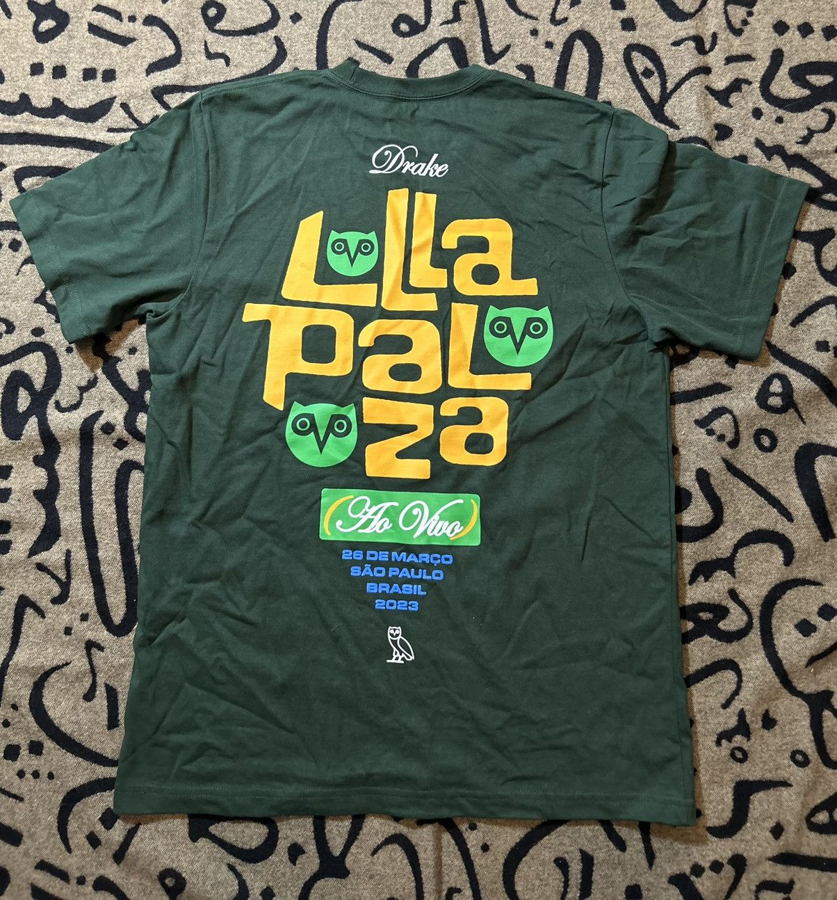 Drake Unreleased Brazil Lollapalooza Drake Tshirt Size US L / EU 52-54 / 3 - 3 Thumbnail