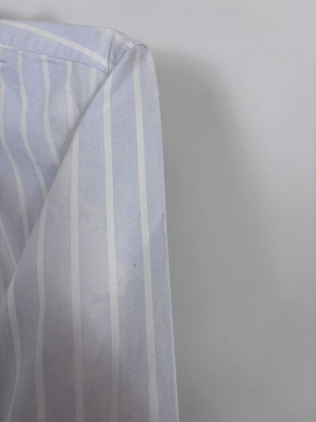 Etro Etro Milano Men’s White/Blue Striped Long Sleeve Shirt Size US L / EU 52-54 / 3 - 11 Thumbnail