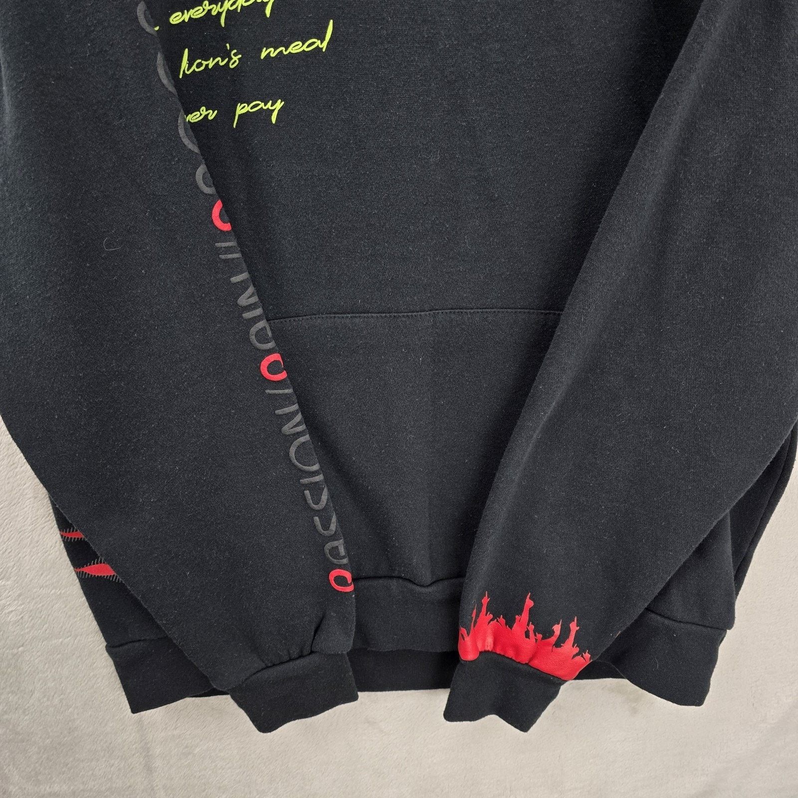 Live Mechanics Live Mechanics Hoodie Sweatshirt Large AOP Y2K Flames Size US L / EU 52-54 / 3 - 4 Thumbnail