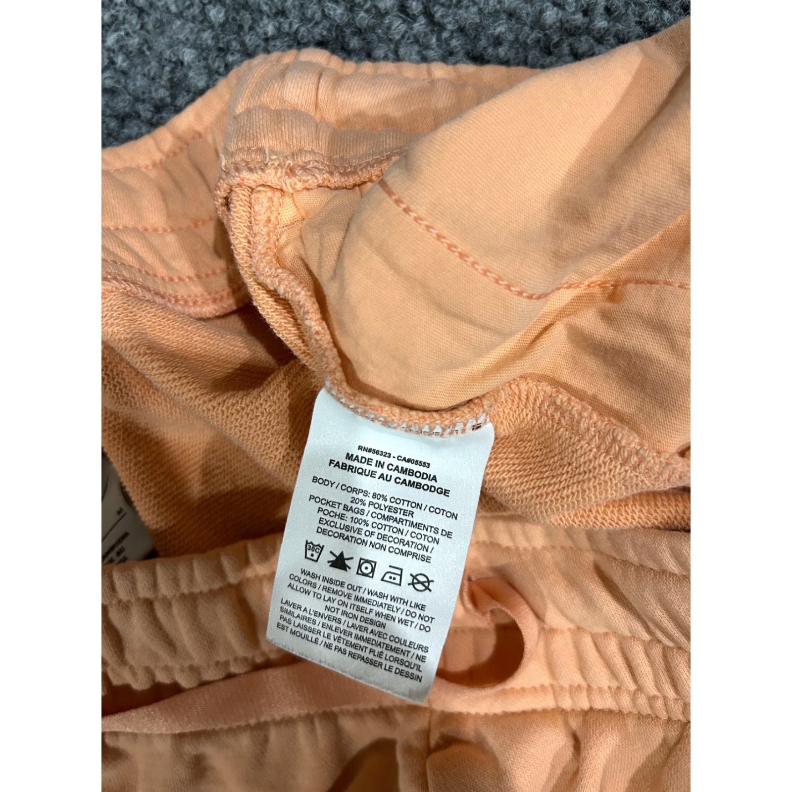 Nike Nike Sweatpants Mens Medium Orange French Terry Joggers Big Swoosh Athletic Size US 31 - 6 Thumbnail
