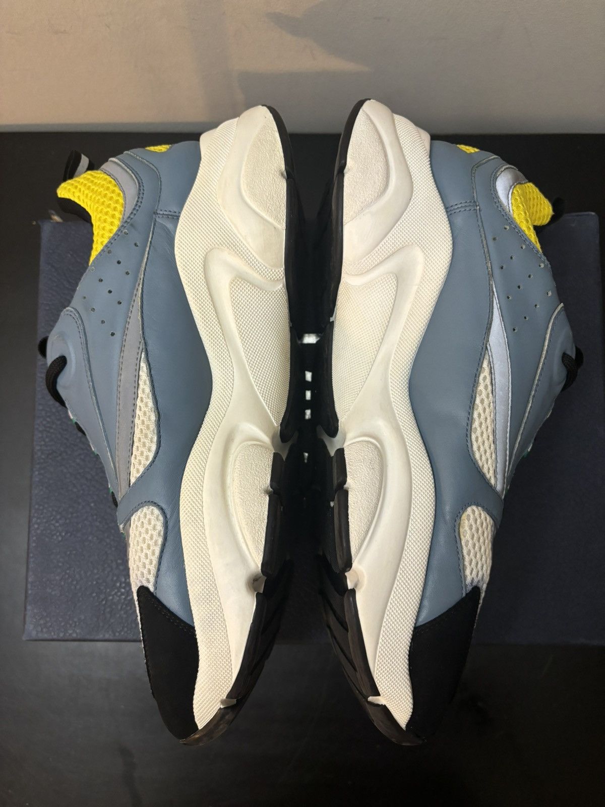 Dior Dior B22 Blue Yellow Size US 12 / EU 45 - 4 Thumbnail