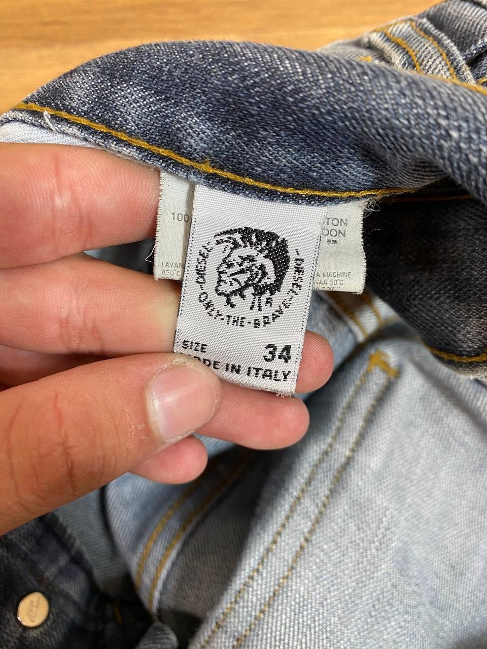 Designer × Diesel × Japanese Brand DESIGNER Y2K DIESEL JAPANESE STYLE JEANS STREETWEAR 90s Size US 34 / EU 50 - 5 Thumbnail