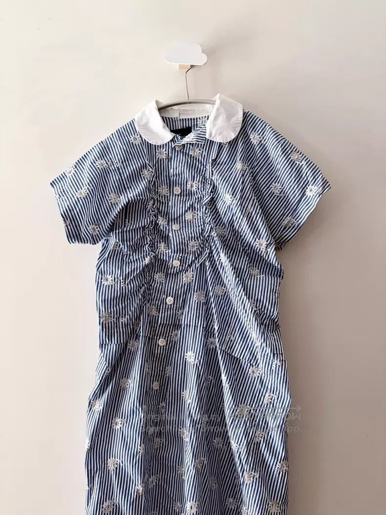 Comme des Garcons Comme des Garcons Daisy embroidered pleated transforming d Size M / US 6-8 / IT 42-44 - 3 Thumbnail