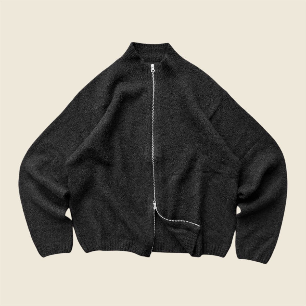 Stussy Stussy contrast rib sweater black/white | Grailed