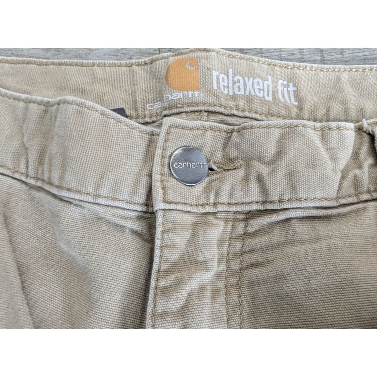 Carhartt VINTAGE Carhartt Cargo Rugged Flex Relaxed Fit Work Pants 103574 253 Tan Mens 36 x 32 Size US 36 / EU 52 - 5 Thumbnail