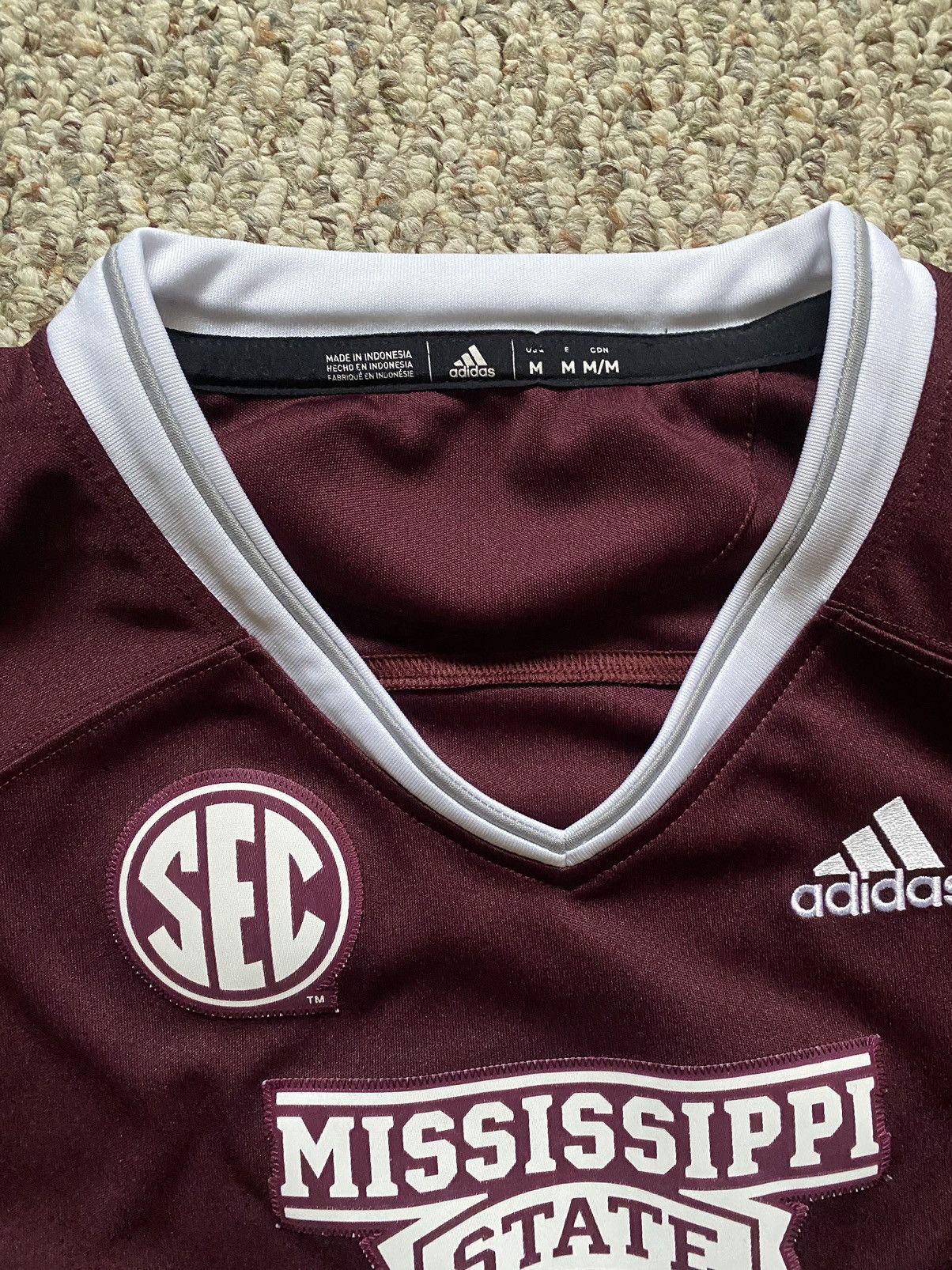 Adidas Adidas Premier NCAA Jersey Mississippi State Bulldogs M Size US M / EU 48-50 / 2 - 3 Thumbnail