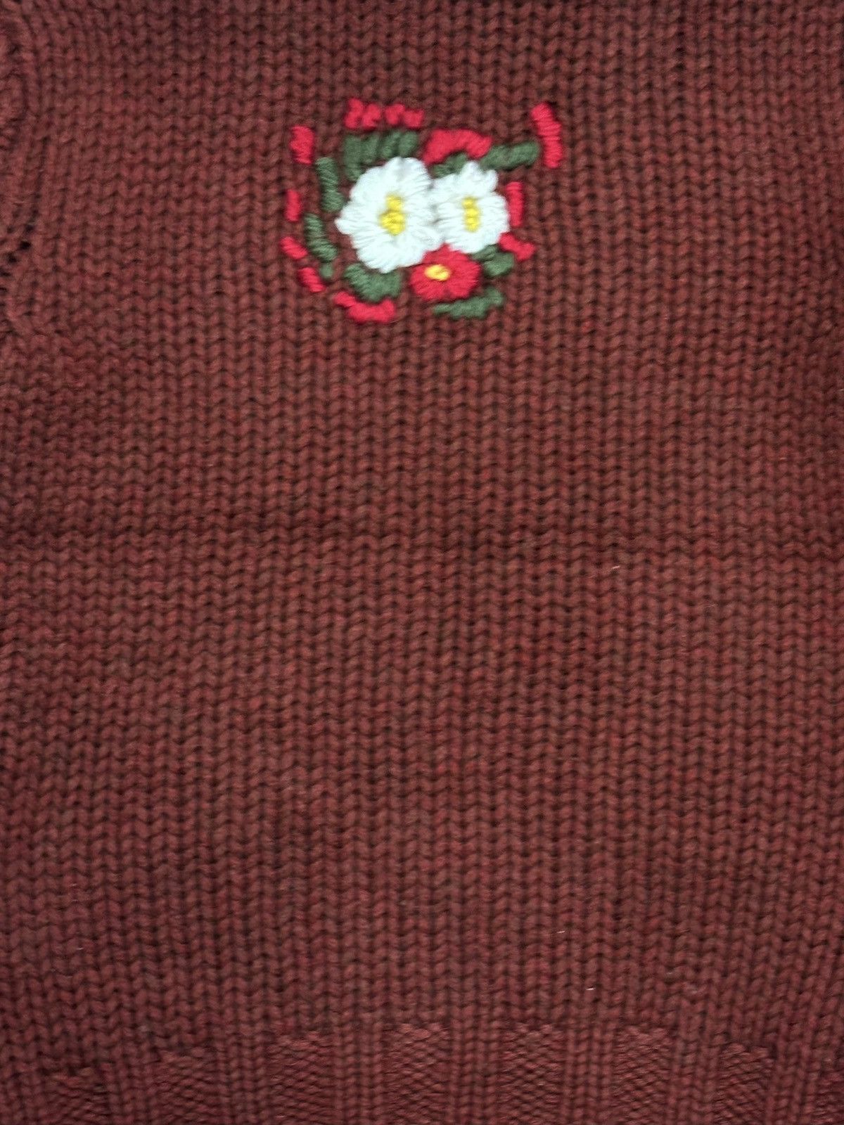 Dolce & Gabbana D&G Fall Winter 2002 Embroidered Floral Knit Cardigan Size M / US 6-8 / IT 42-44 - 5 Thumbnail