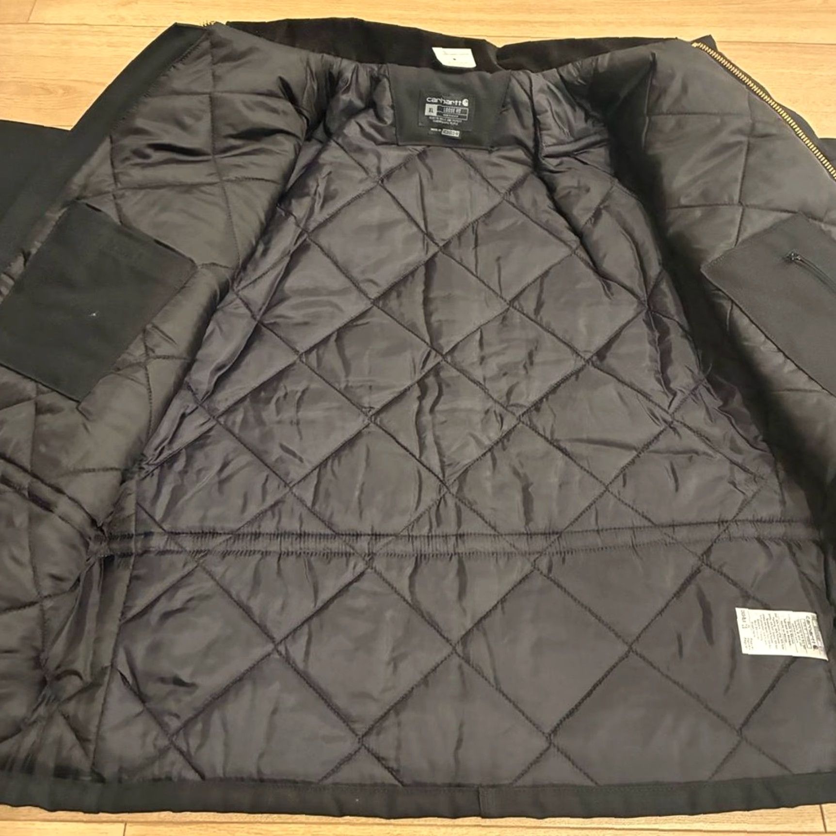 Carhartt NWT Carhartt Men’s Firm Duck Traditional Coat Loose Fit Black XL Jacket Men Overcoat Cotton Size US XL / EU 56 / 4 - 4 Thumbnail