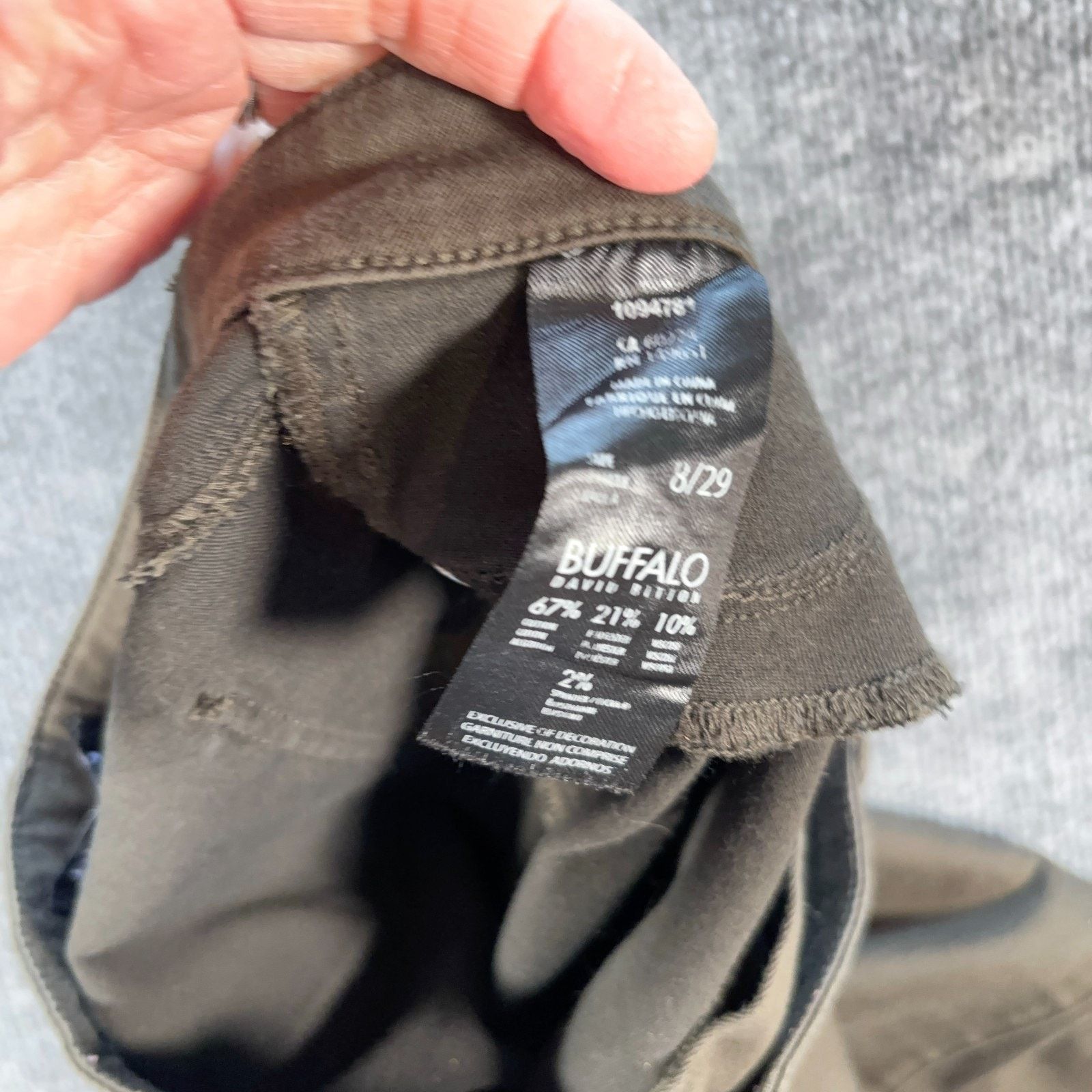 Buffalo David Bitton Buffalo David Bitton Karolin Stretch Jegging Olive 8/29 Size 30" / US 8 / IT 44 - 6 Thumbnail