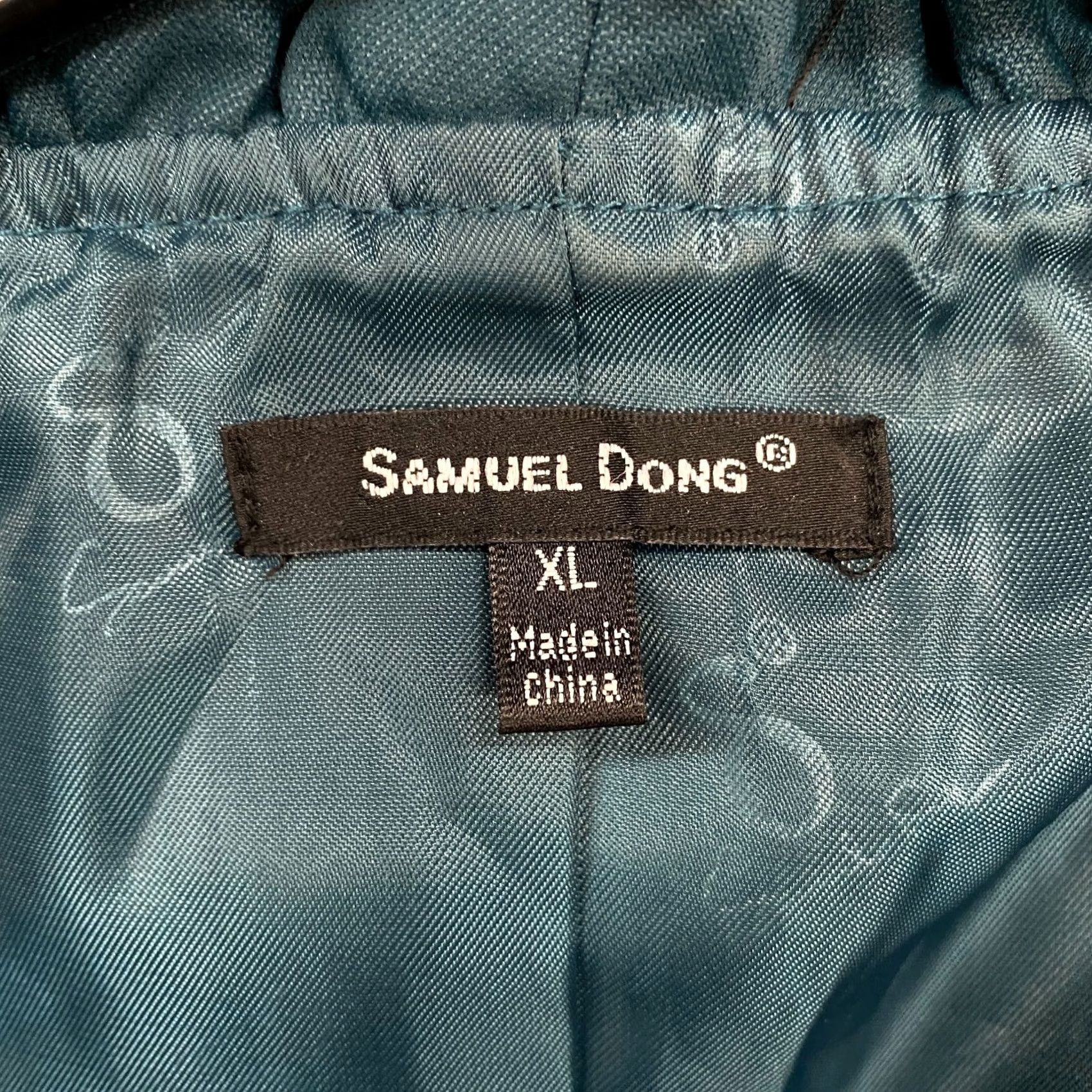 Altea Samuel Dong Jacket Womens XL Teal Ruffled Collar Artsy Boho 90s Size XL / US 12-14 / IT 48-50 - 4 Thumbnail