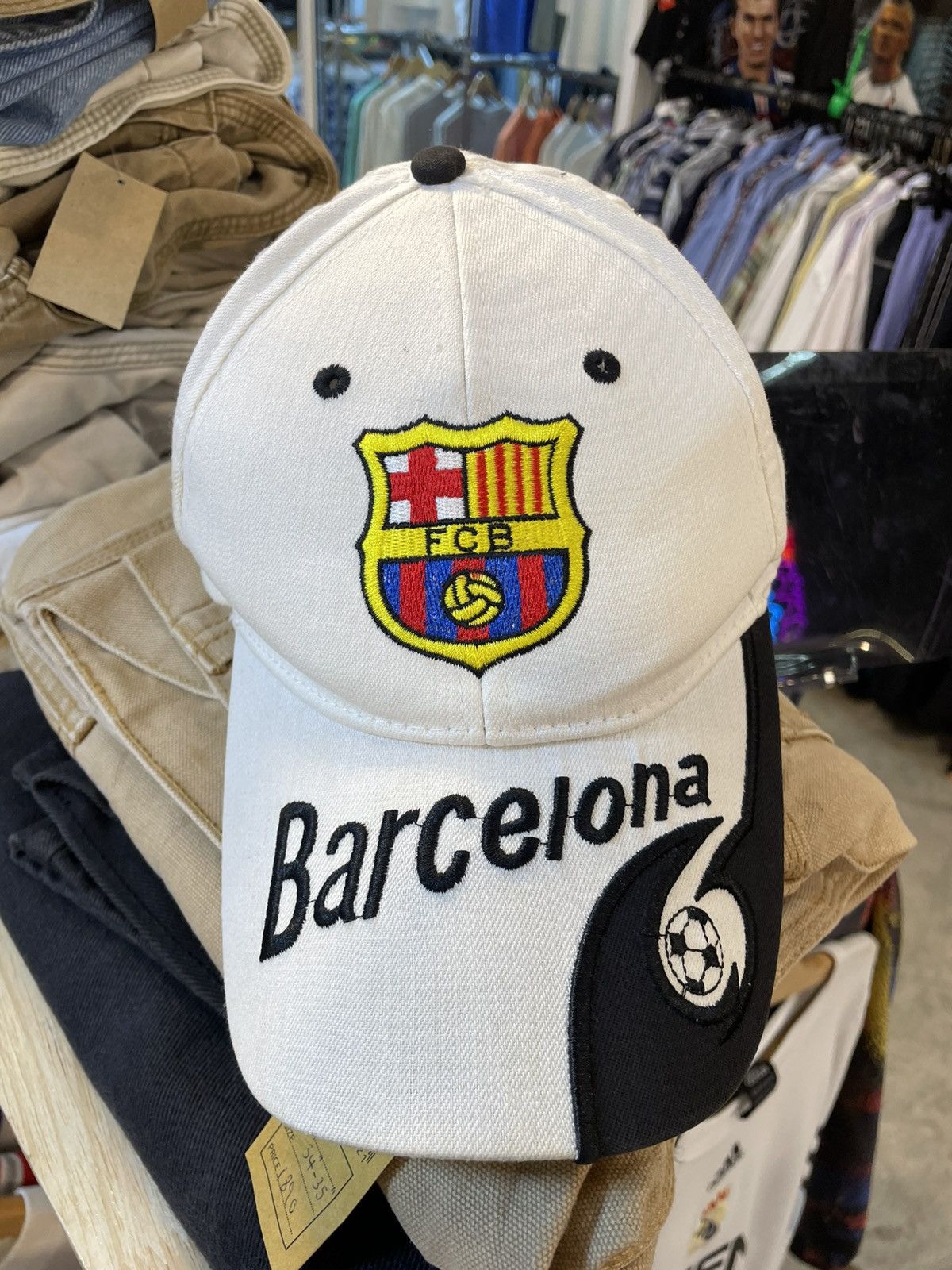 Other Y2K FC Barcelona Cap Size ONE SIZE - 3 Thumbnail