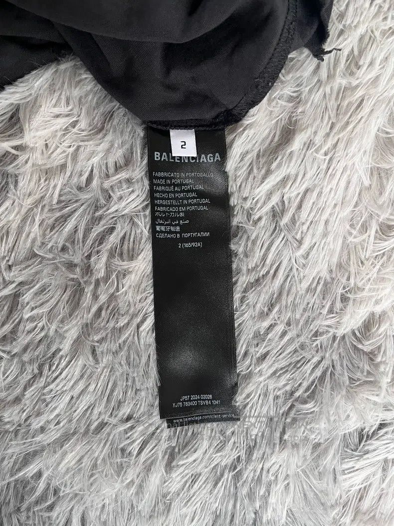 Balenciaga Balenciaga Faded Round Neck Printed Short-Sleeve Size US M / EU 48-50 / 2 - 4 Thumbnail