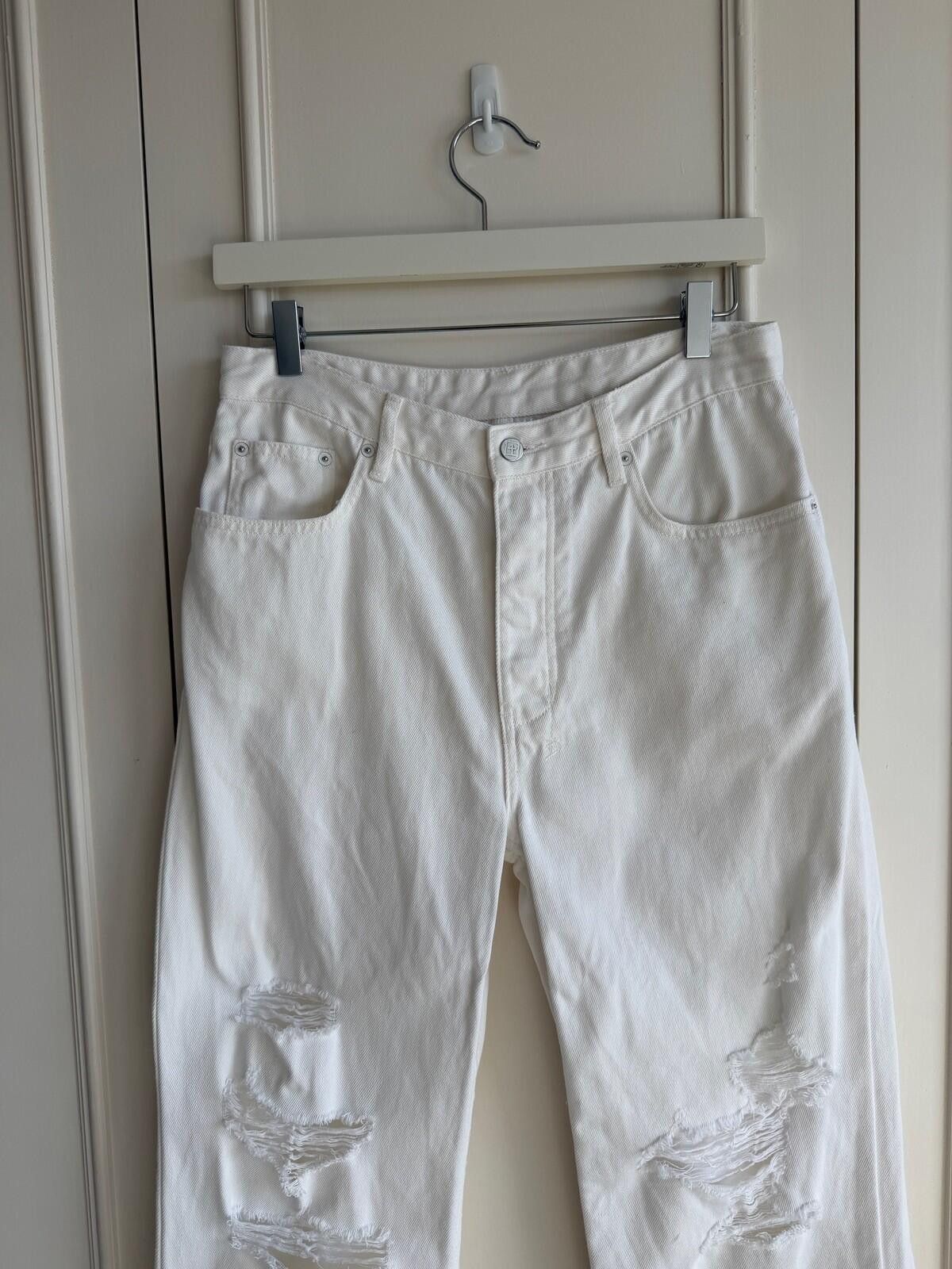 Ksubi new ksubi womens denim jean brooklyn blanc sliced white 29 m Size 29" - 3 Thumbnail