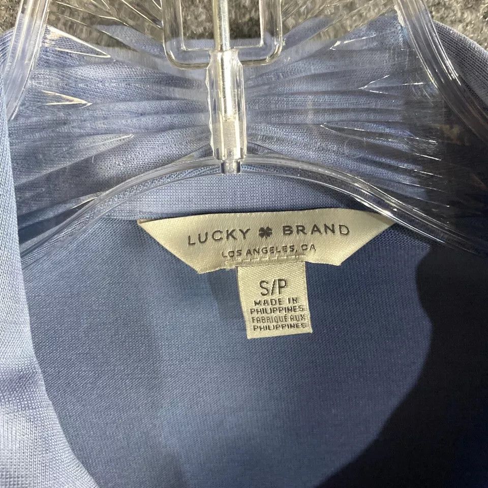 Lucky Brand Lucky Brand Button Up Top Women's Small Long Sleeve Blue S Size S / US 4 / IT 40 - 3 Thumbnail