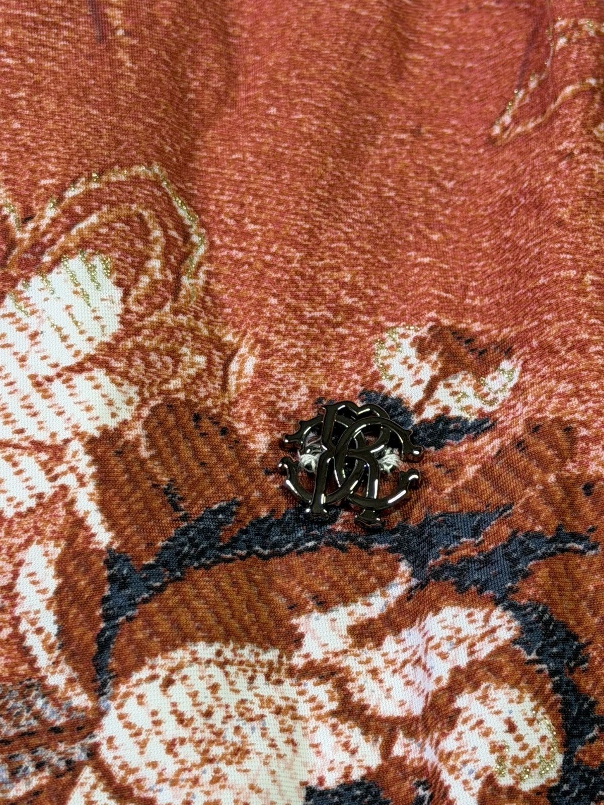 Roberto Cavalli Rare 2003 Roberto Cavalli Leopard & Floral Print Mini Dress Size M / US 6-8 / IT 42-44 - 8 Thumbnail