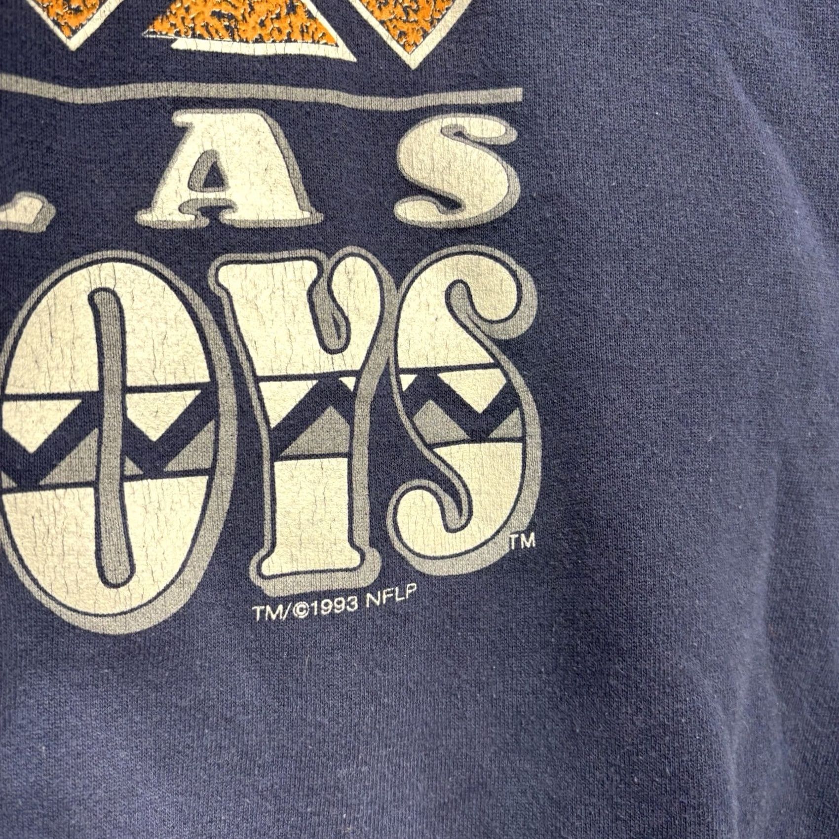 Logo 7 Vintage Logo 7 Sweatshirt Men 2XL Dallas Cowboys Blue Crew Neck Fleece Graphic Print 90s NFLP Logo7 Boxy Pullover Hipster Retro Sports Size US XXL / EU 58 / 5 - 4 Thumbnail