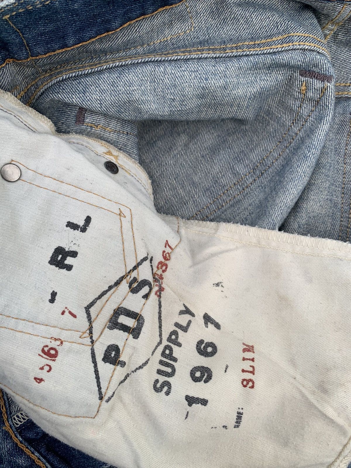 Polo Ralph Lauren DENIM & SUPPLY POLO RALPH LAUREN RL DISTRESSED DENIM Size US 35 - 21 Thumbnail