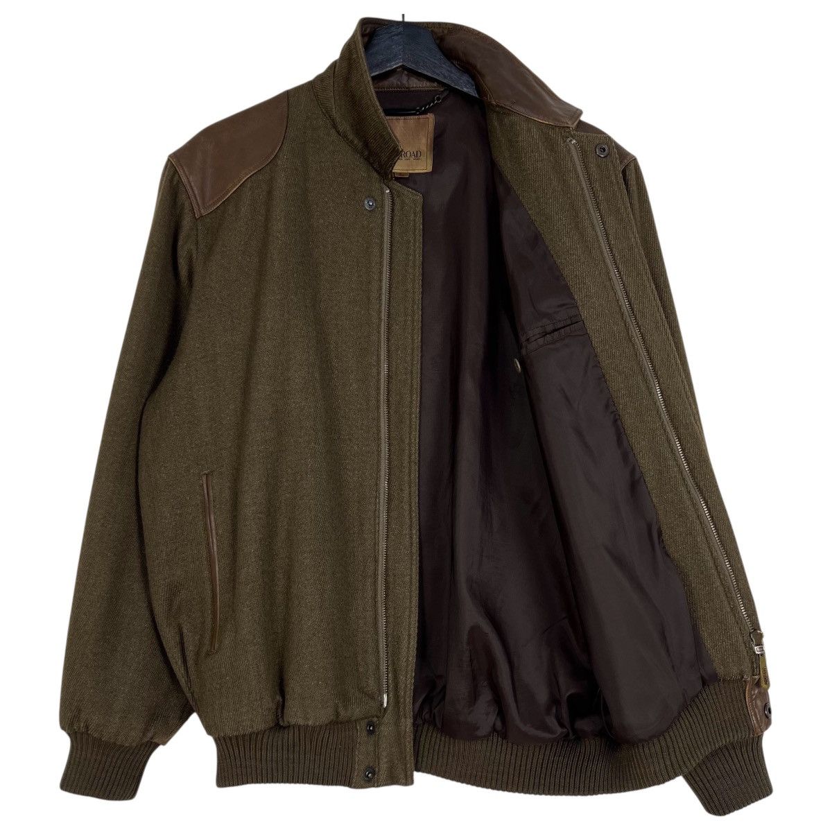 Leather Vintage MACROAD Padded Leather Jacket Size US L / EU 52-54 / 3 - 3 Thumbnail