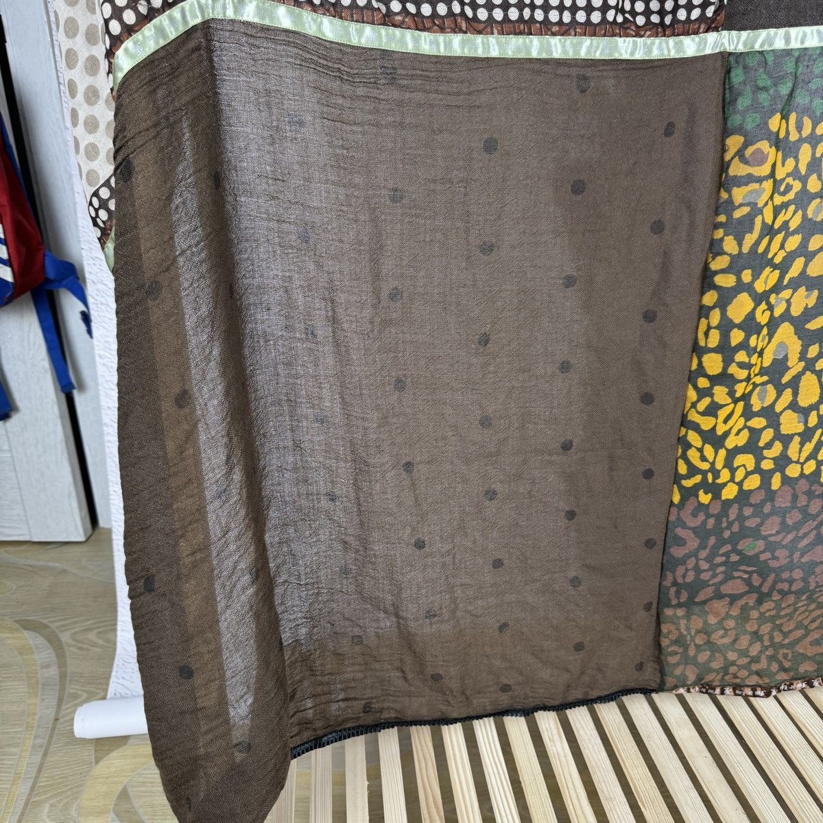 Other Fou de Lou Belgium designer multiprint big scarf vintage Size ONE SIZE - 8 Thumbnail