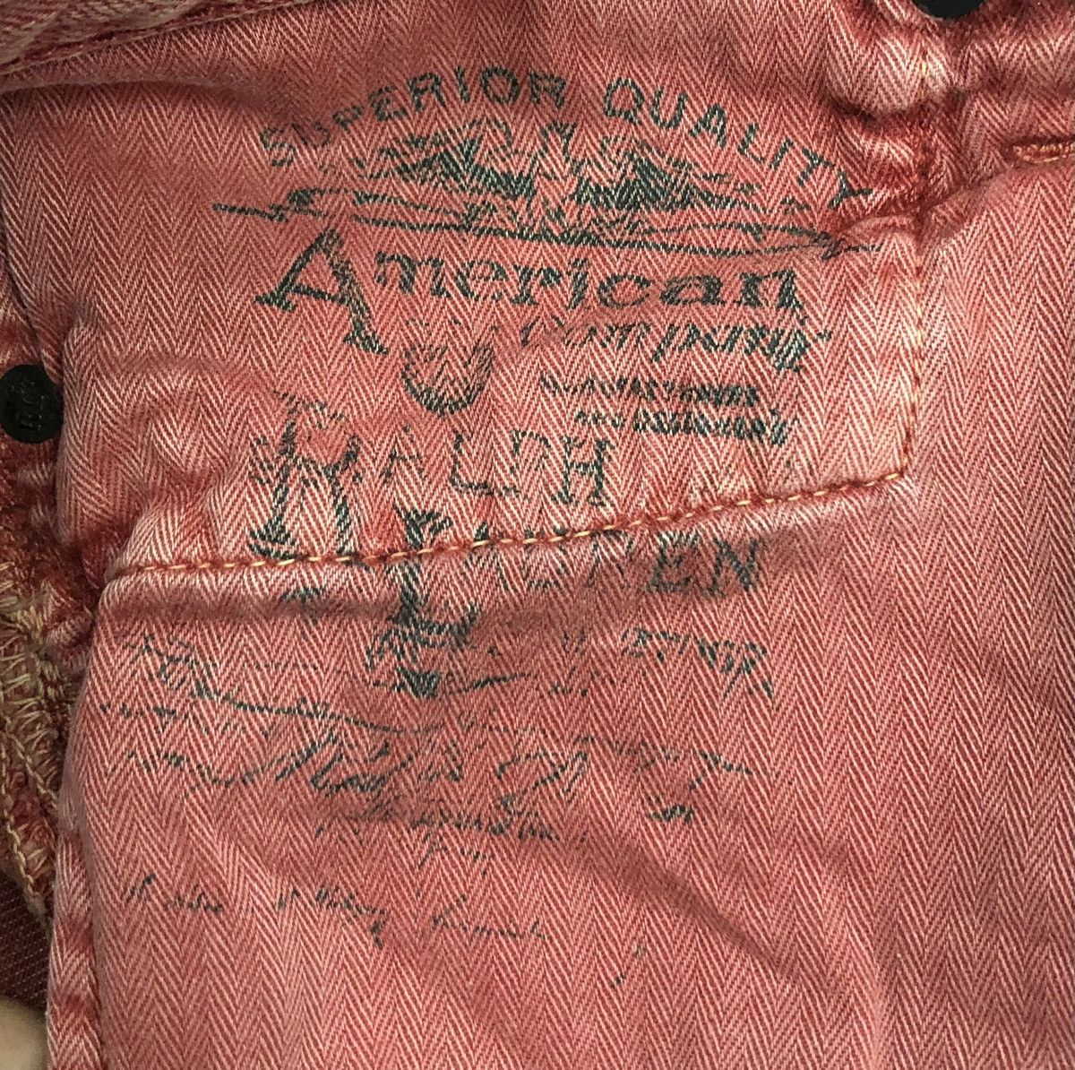 Ralph Lauren × Vintage Ralph Lauren Red Denim Jeans Made in Mexico Size 67/93 Size US 32 / EU 48 - 18 Thumbnail