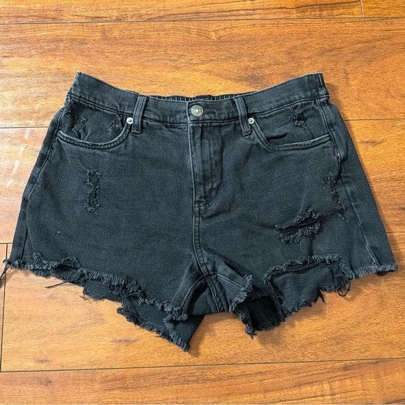 Other New Aerie Daydream Black Denim Short Sz Small S Size 24" / US 00 / IT 34 - 5 Thumbnail