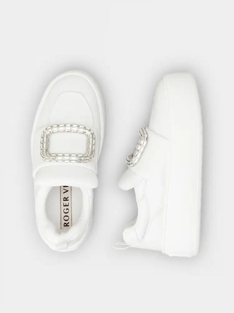 Roger Vivier o1s22i1n0325 Low-Top Sneakers in White Size US 10 / IT 40 - 4 Thumbnail