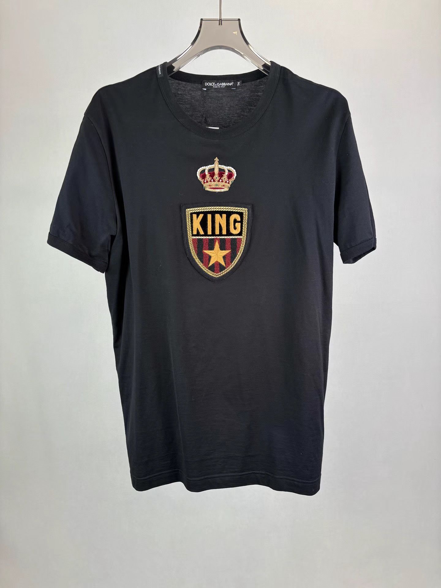 Dolce & Gabbana Dolce & Gabbana Crown Short Sleeve T-shirt K1 Size US L / EU 52-54 / 3 - 1 Thumbnail